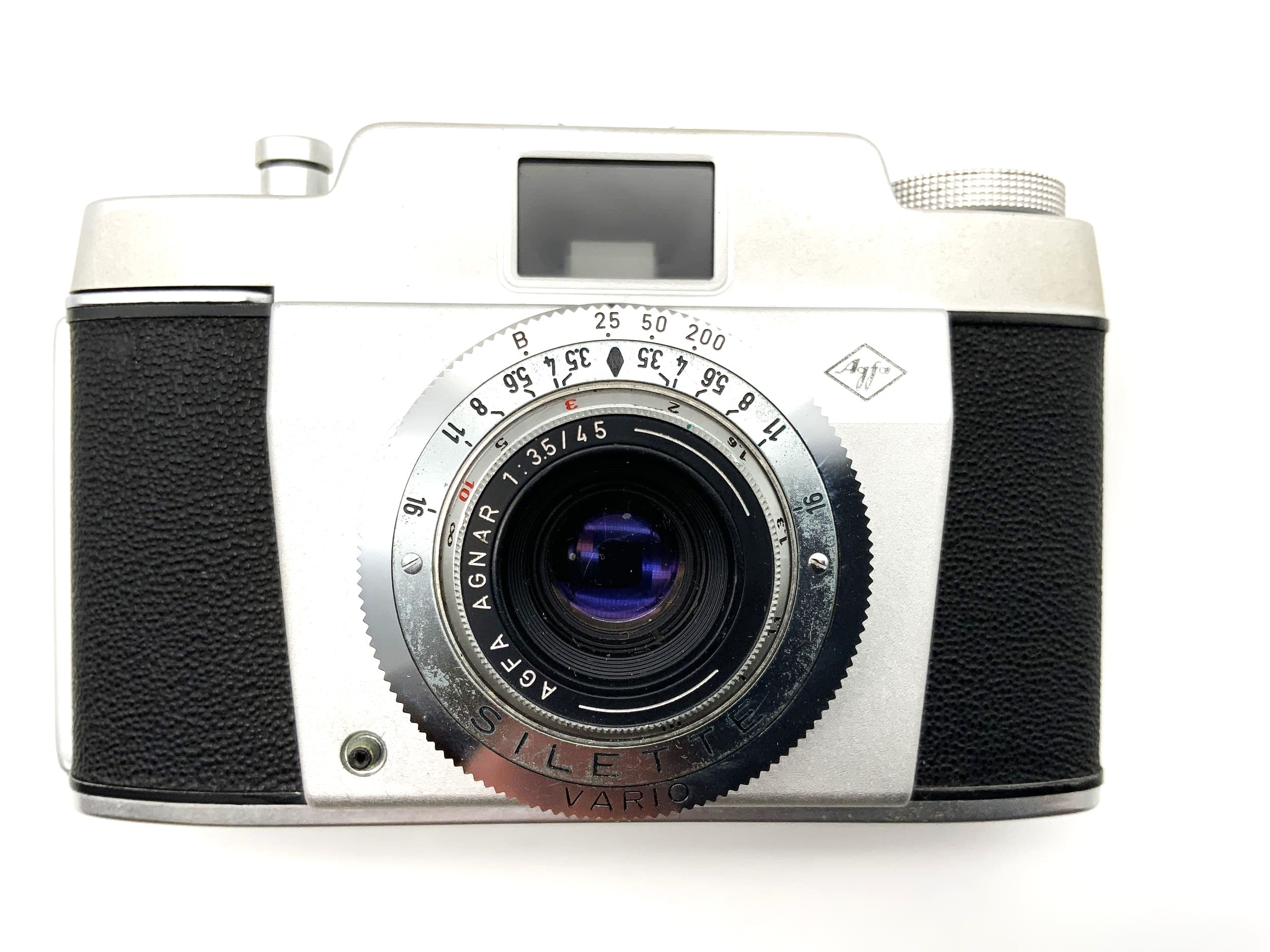 Agfa Silette Vario Sucherkamera mit Color Agnar 45mm 1:2.8 35mm Kompaktkamera