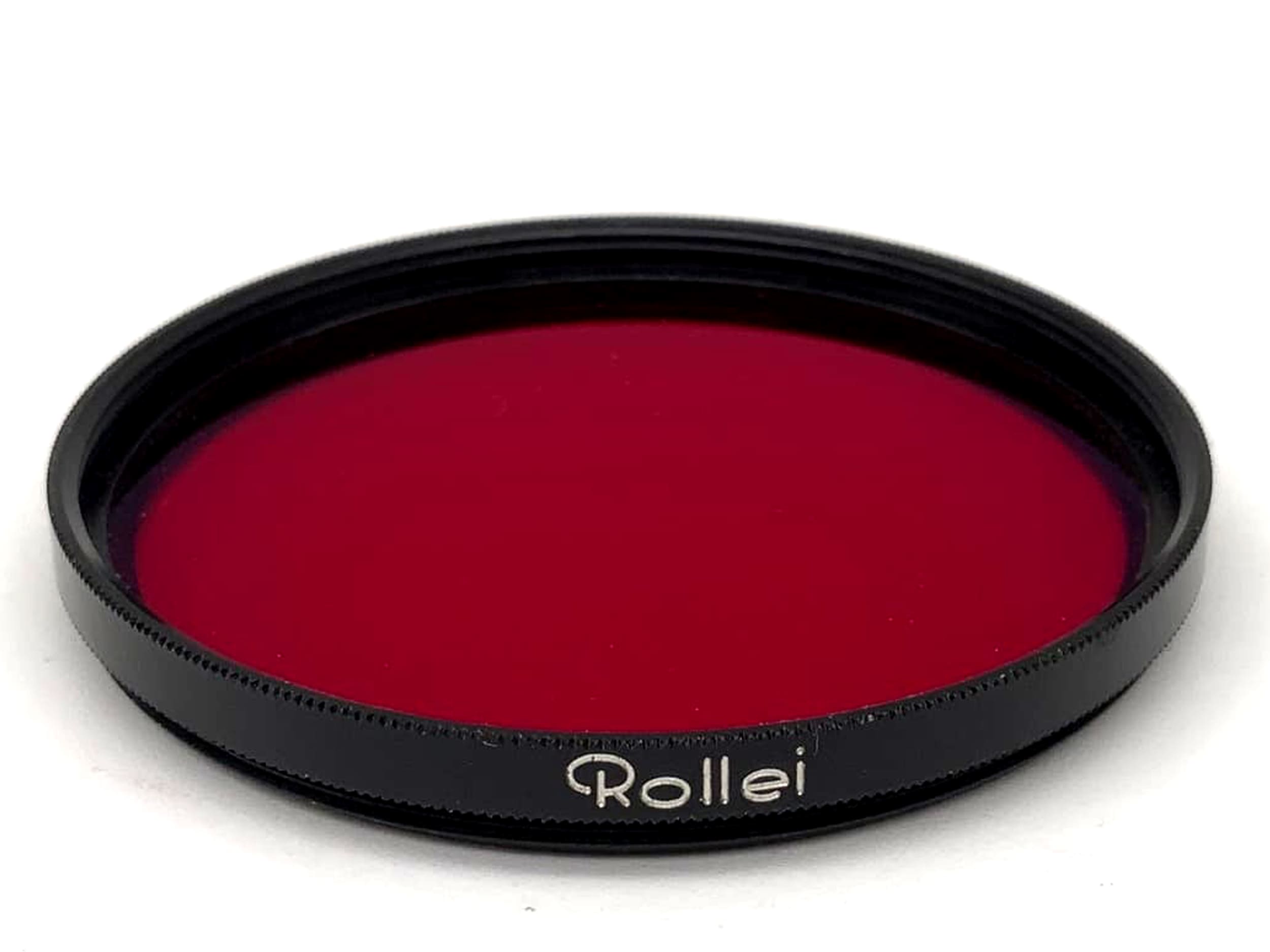 Rollei Farbfilter Hellrotfilter Hellrot Light Red Filter 49mm Kreisförmig M49