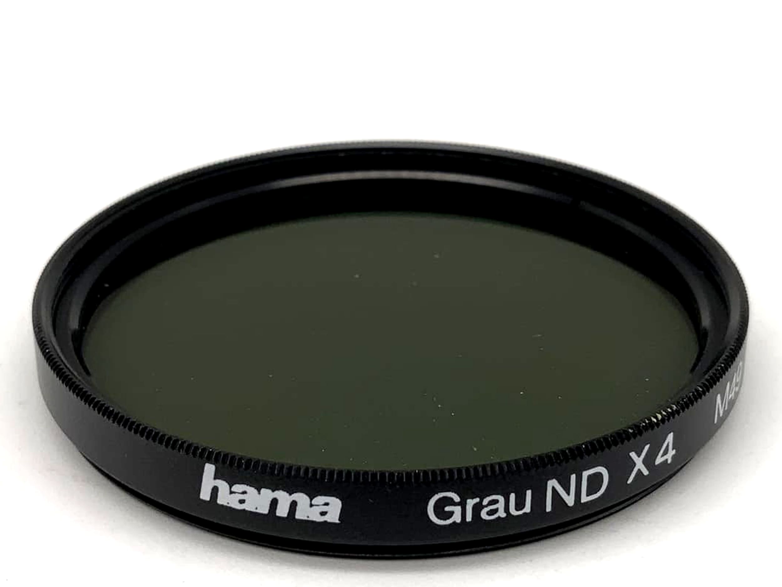 Hama Farbfilter Grau ND X4 (IV) Filter 49mm Kreisförmig Filtergewinde M49