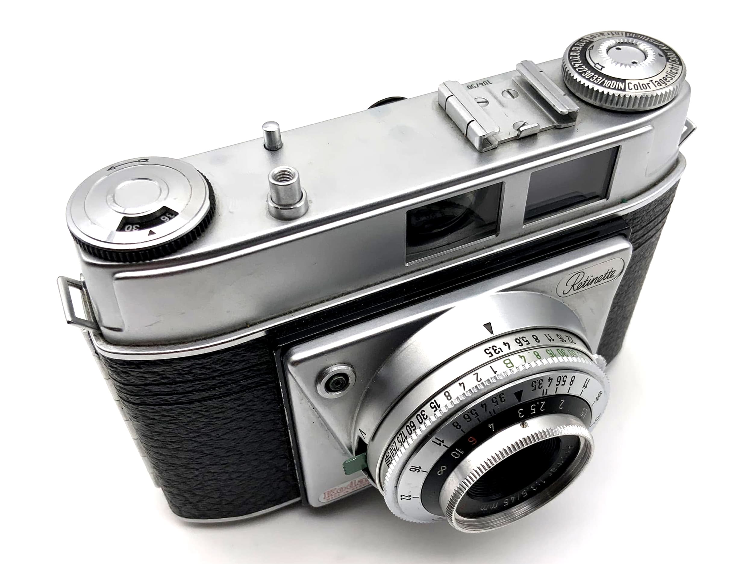 Kodak Retinette Sucherkamera mit Reomar 45mm 1:3.5 35mm Compur-Rapid