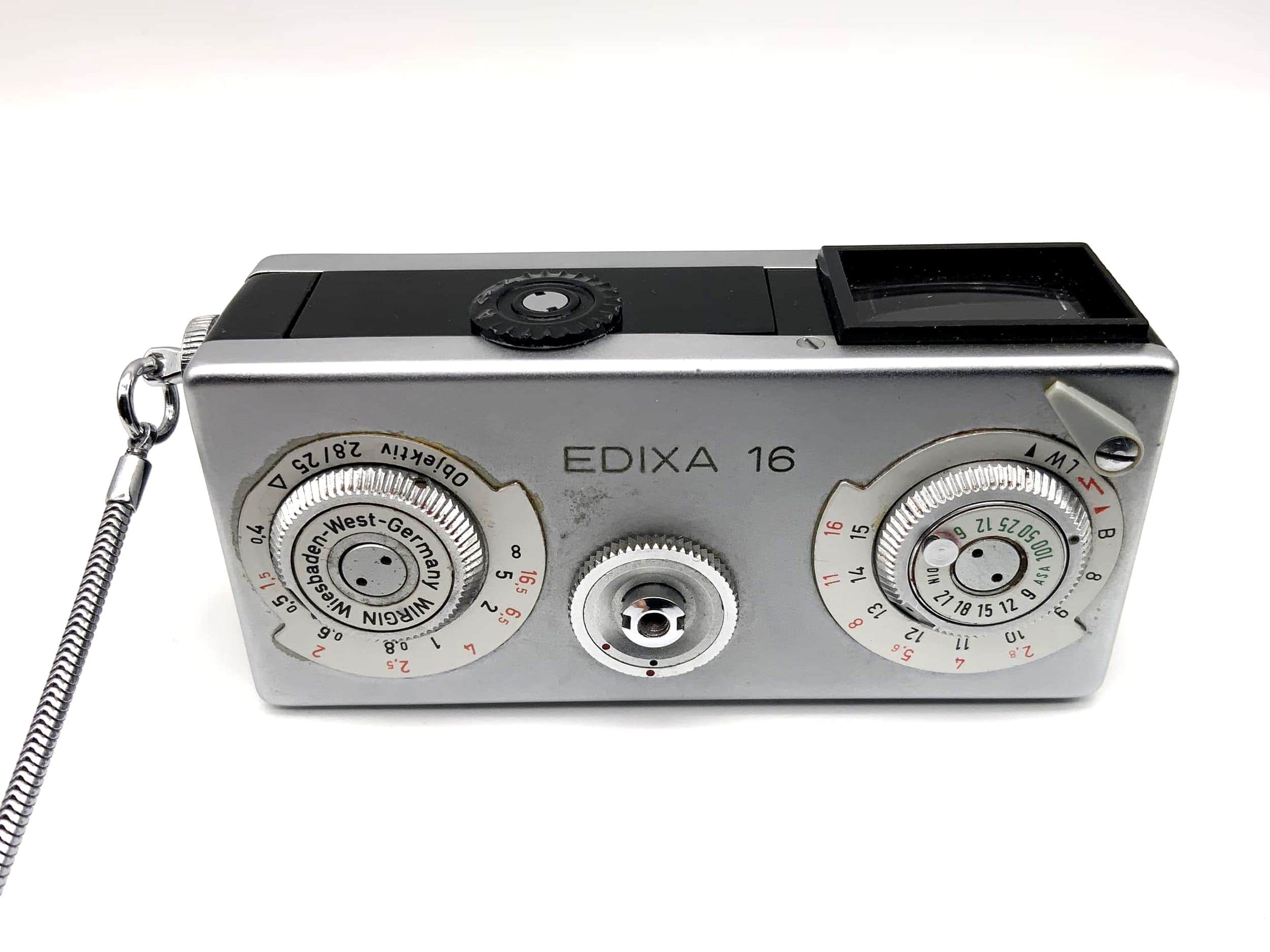 Edixa 16 mit Schneider Kreuznach Xenar 1:2.8/25 Miniaturkamera Spy Cam