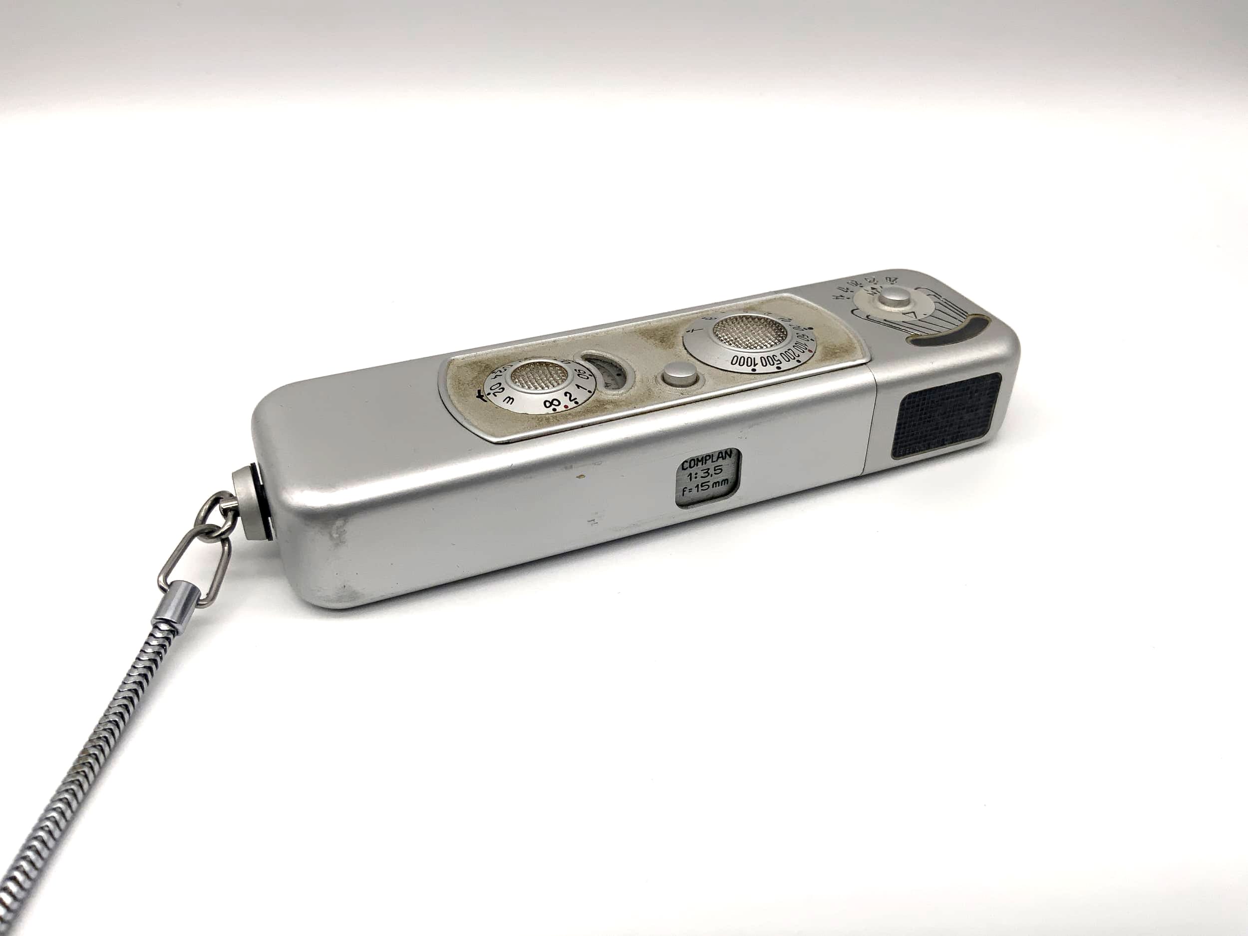 Minox B mit Complan 1:3.5 f=15mm mit OVP und Tasche Miniaturkamera Spy Cam