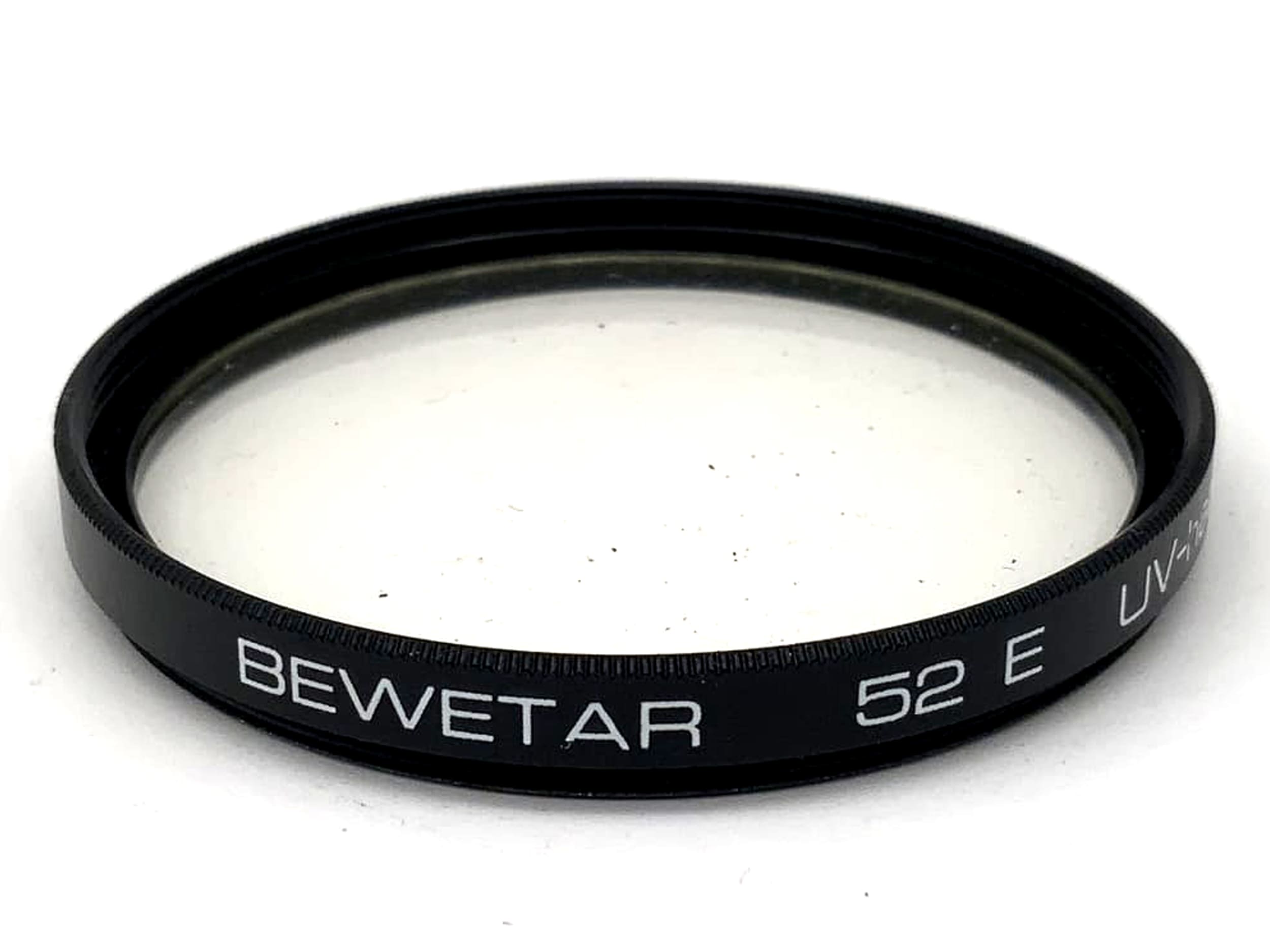 Bewetar UV Filter 52 E UV-Haze 1x Filter 52mm Kreisförmig Filtergewinde M52