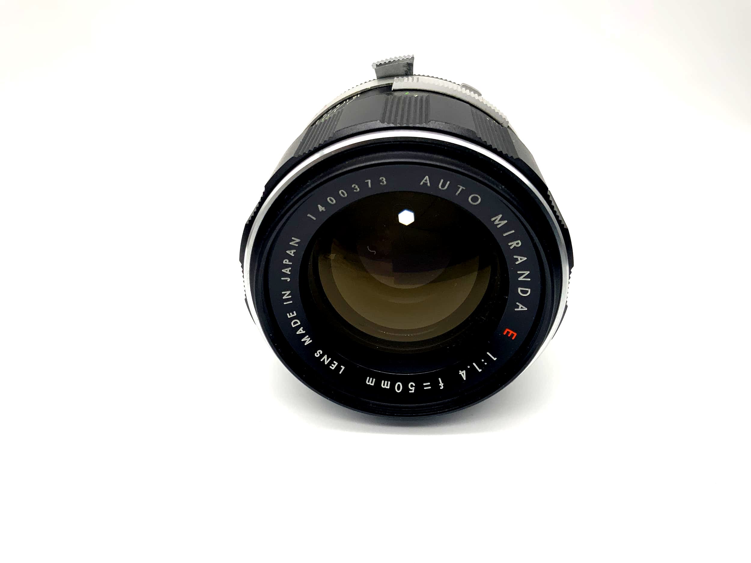 Miranda 50mm 1:1.4 Objektiv Auto red E rot E Lens (Miranda Bajonett)