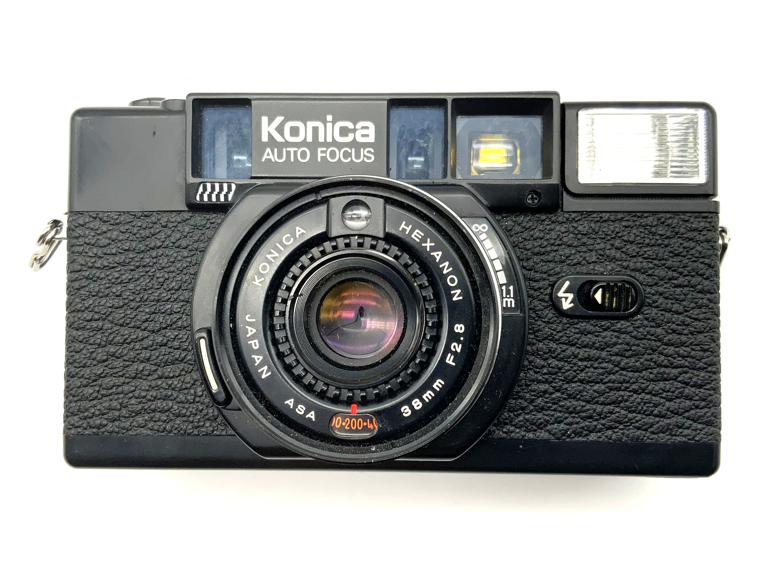 Konica C35 AF2 Sucherkamera mit Hexanon 38mm 1:2.8 35mm Kompaktkamera