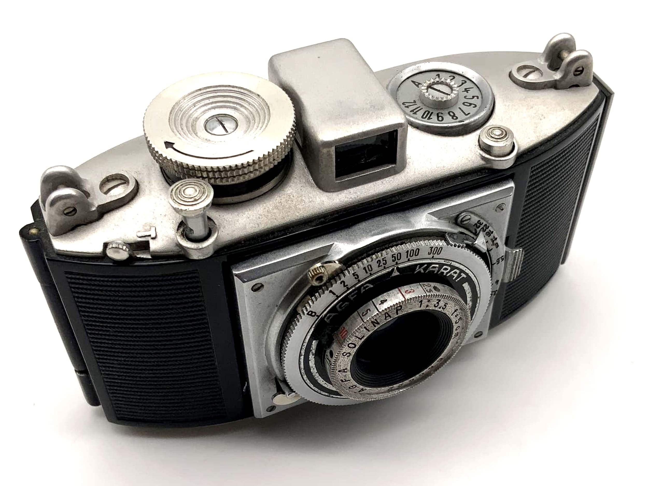 Agfa Karat Sucherkamera mit Solinar 50mm 1:3.5 35mm Kompaktkamera 5cm Compur