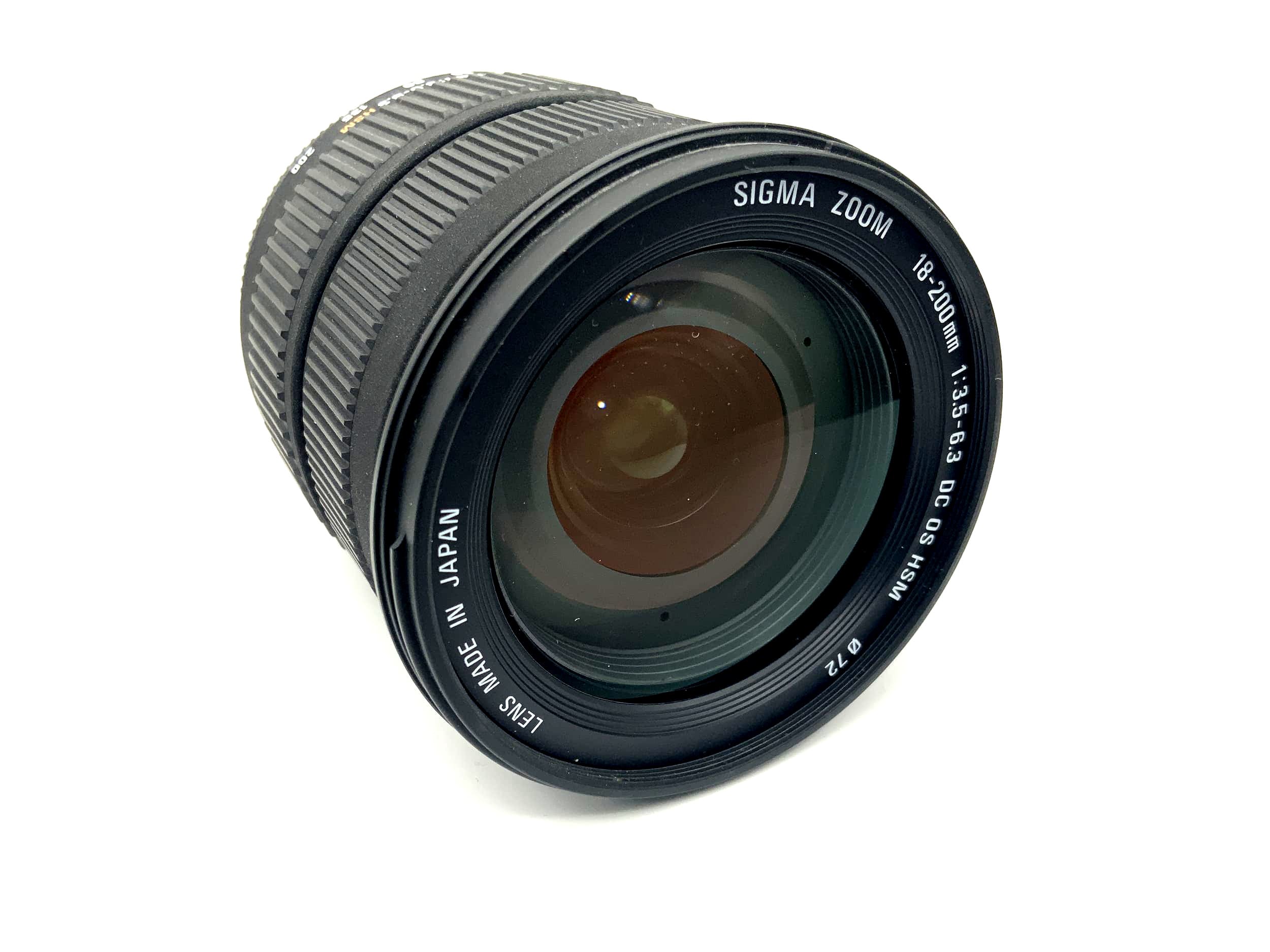 Sigma 18-200mm 1:3.5-6.3 Objektiv DC OS HSM Optical Stabilizer Zoom (Nikon AF-S)