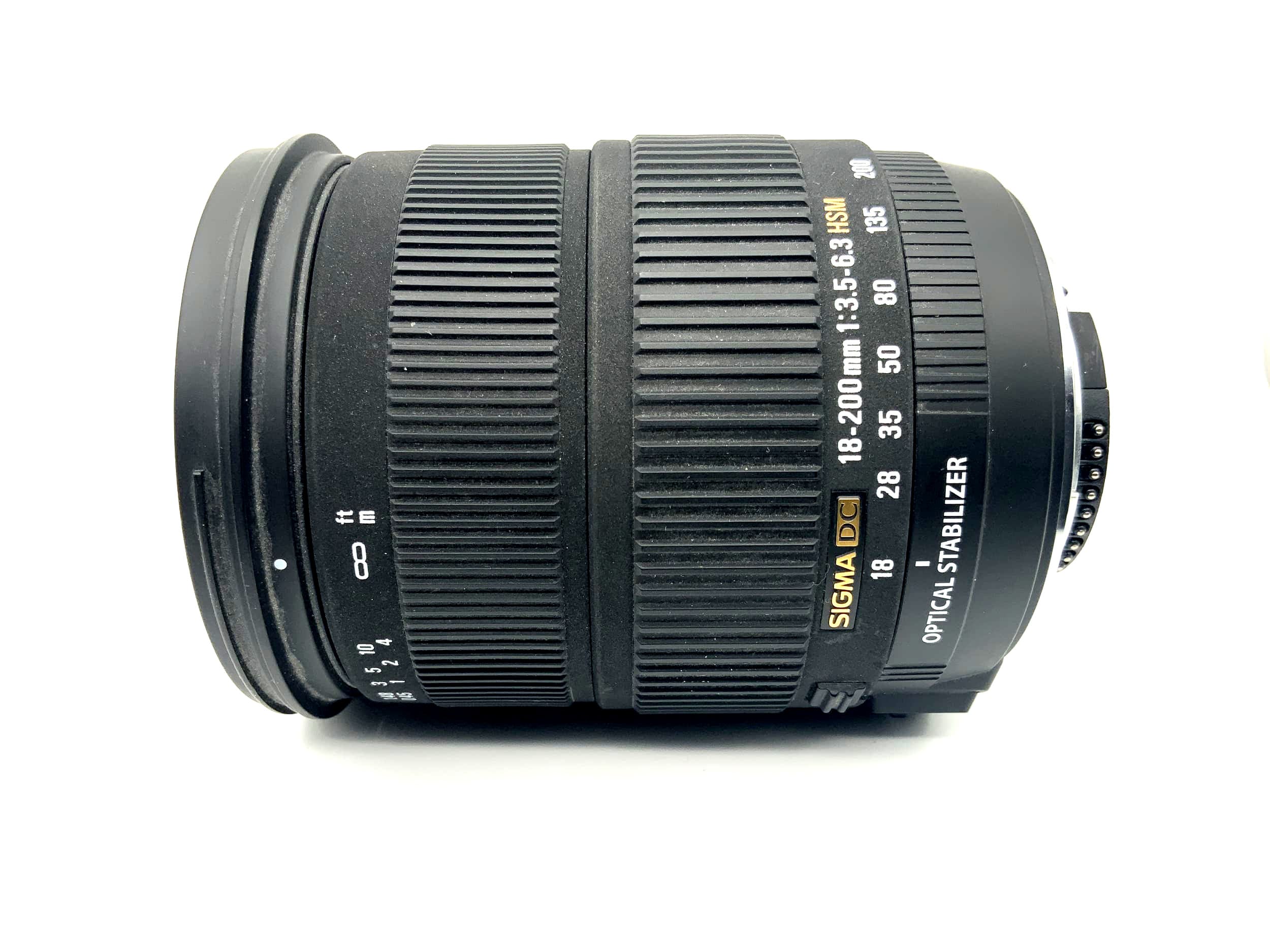 Sigma 18-200mm 1:3.5-6.3 Objektiv DC OS HSM Optical Stabilizer Zoom (Nikon AF-S)