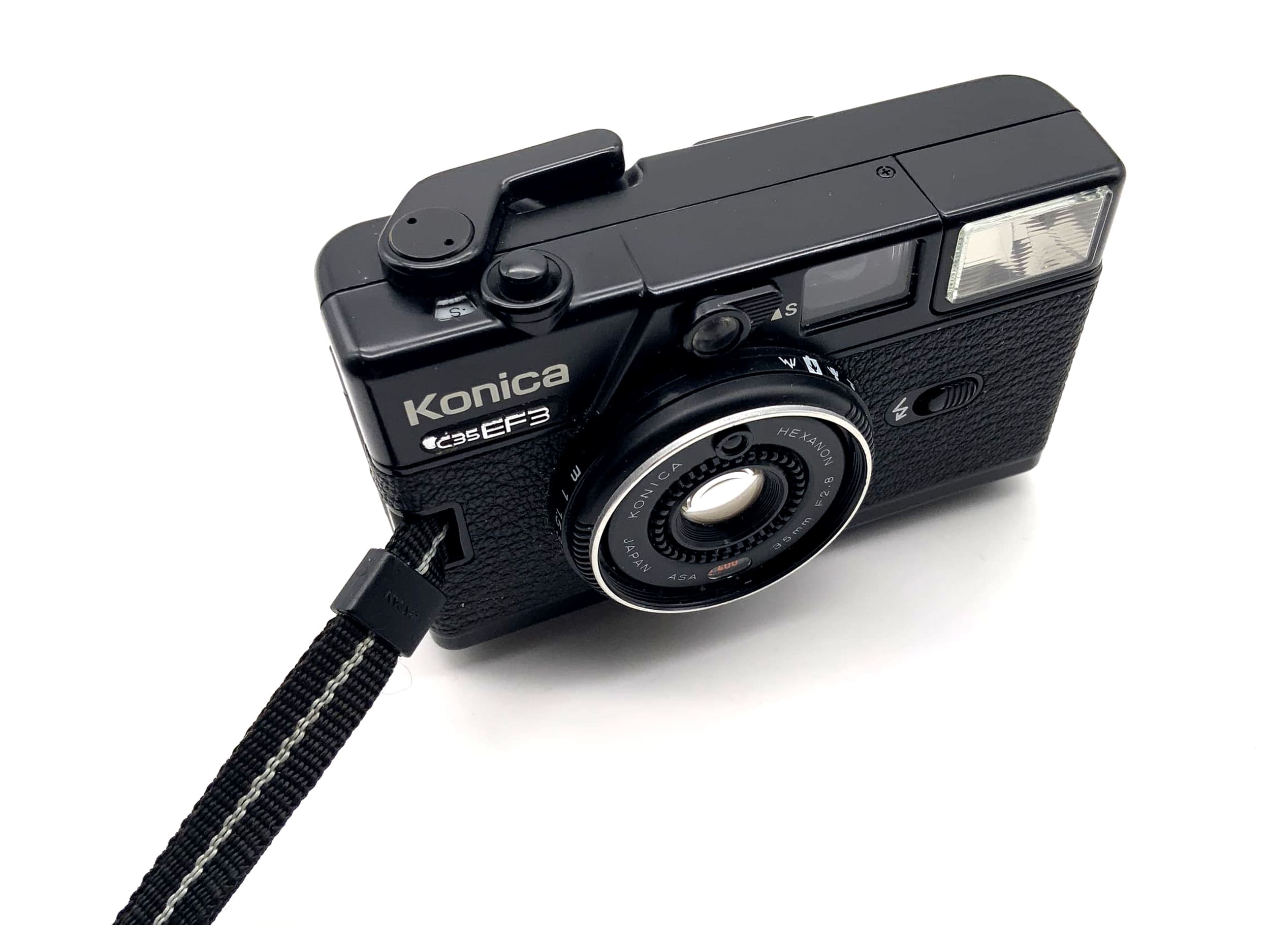 Konica C35 EF3 Sucherkamera mit Hexanon 35mm 1:2.8 35mm Kompaktkamera