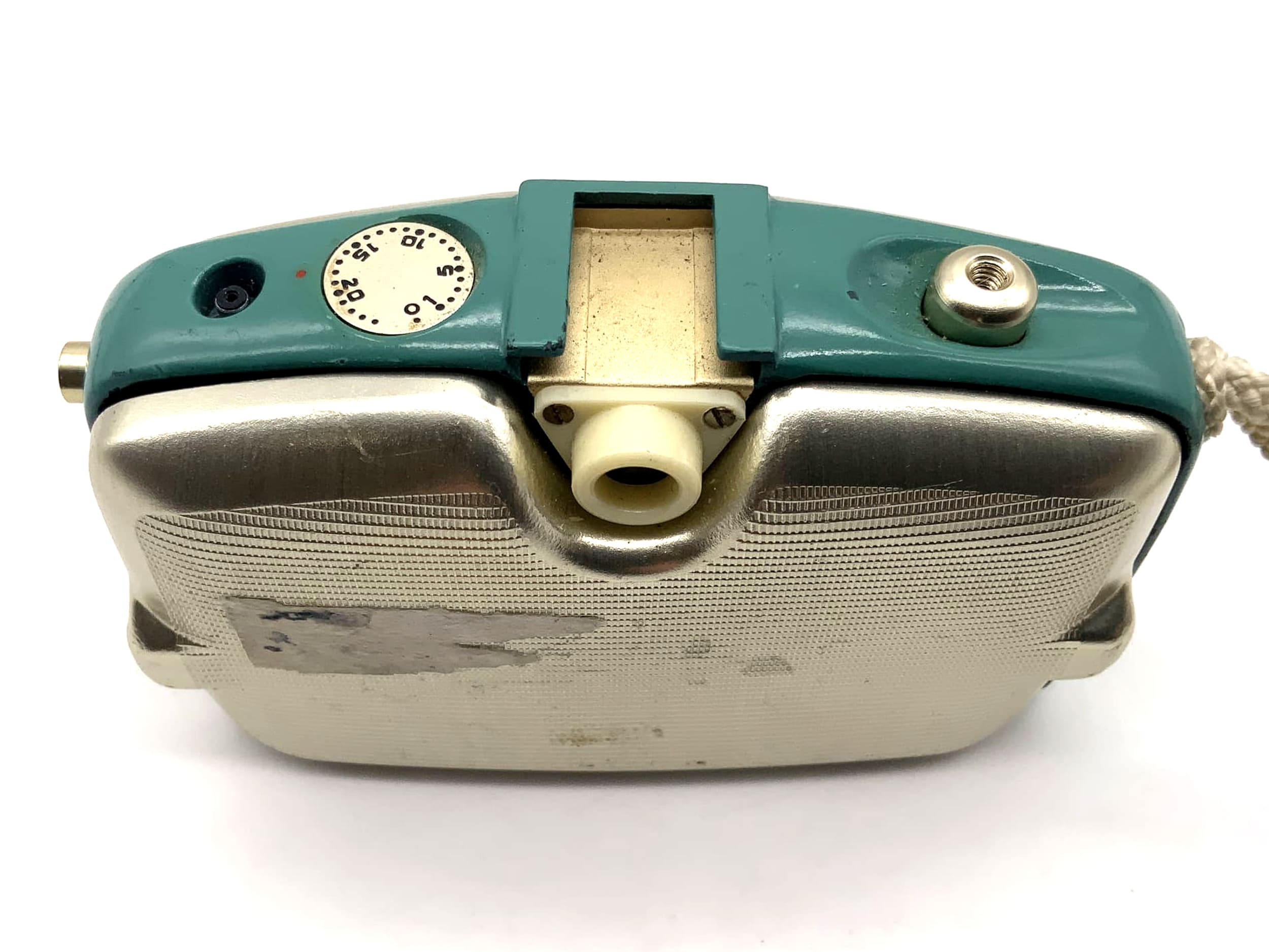 Welta Penti Sucherkamera mit Trioplan 30mm 1:3.5 35mm Kompaktkamera grün