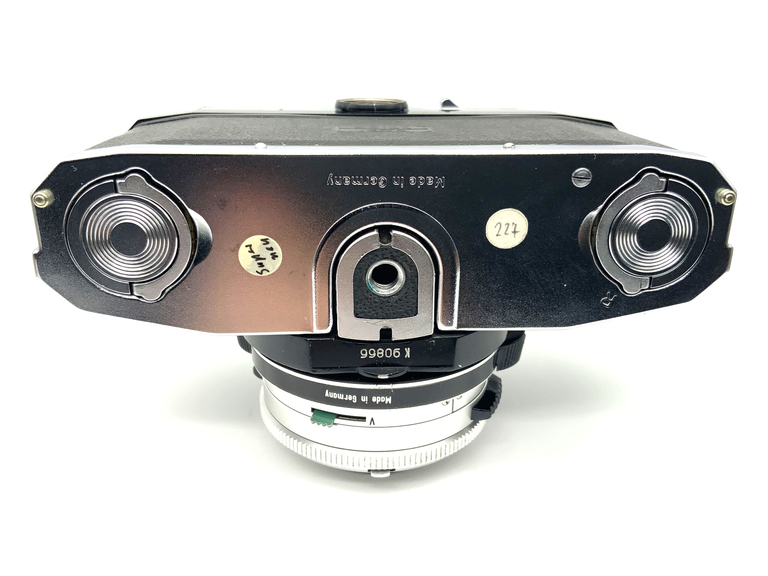 Zeiss Ikon Contaflex Super B Synchro-Compur-X mit Tessar 2,8/50 !Beli defekt!