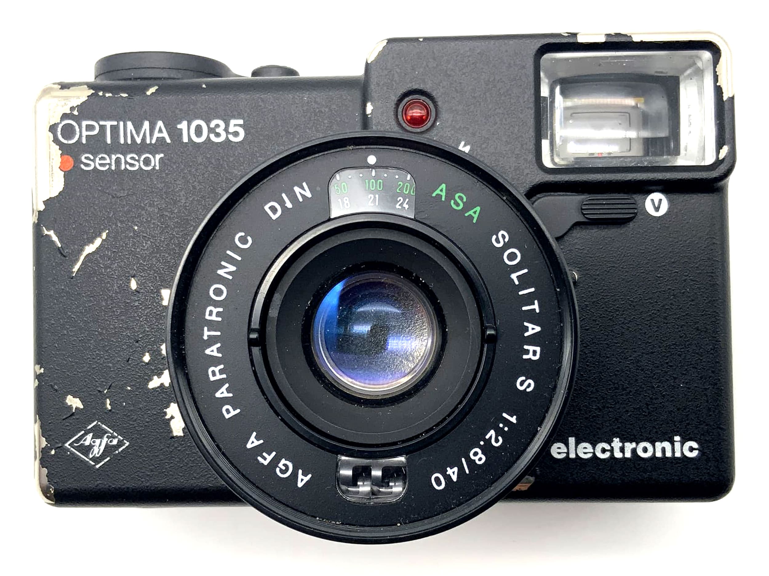 Agfa Optima 1035 sensor Sucherkamera mit Solitar S 40mm 1:2.8 35mm