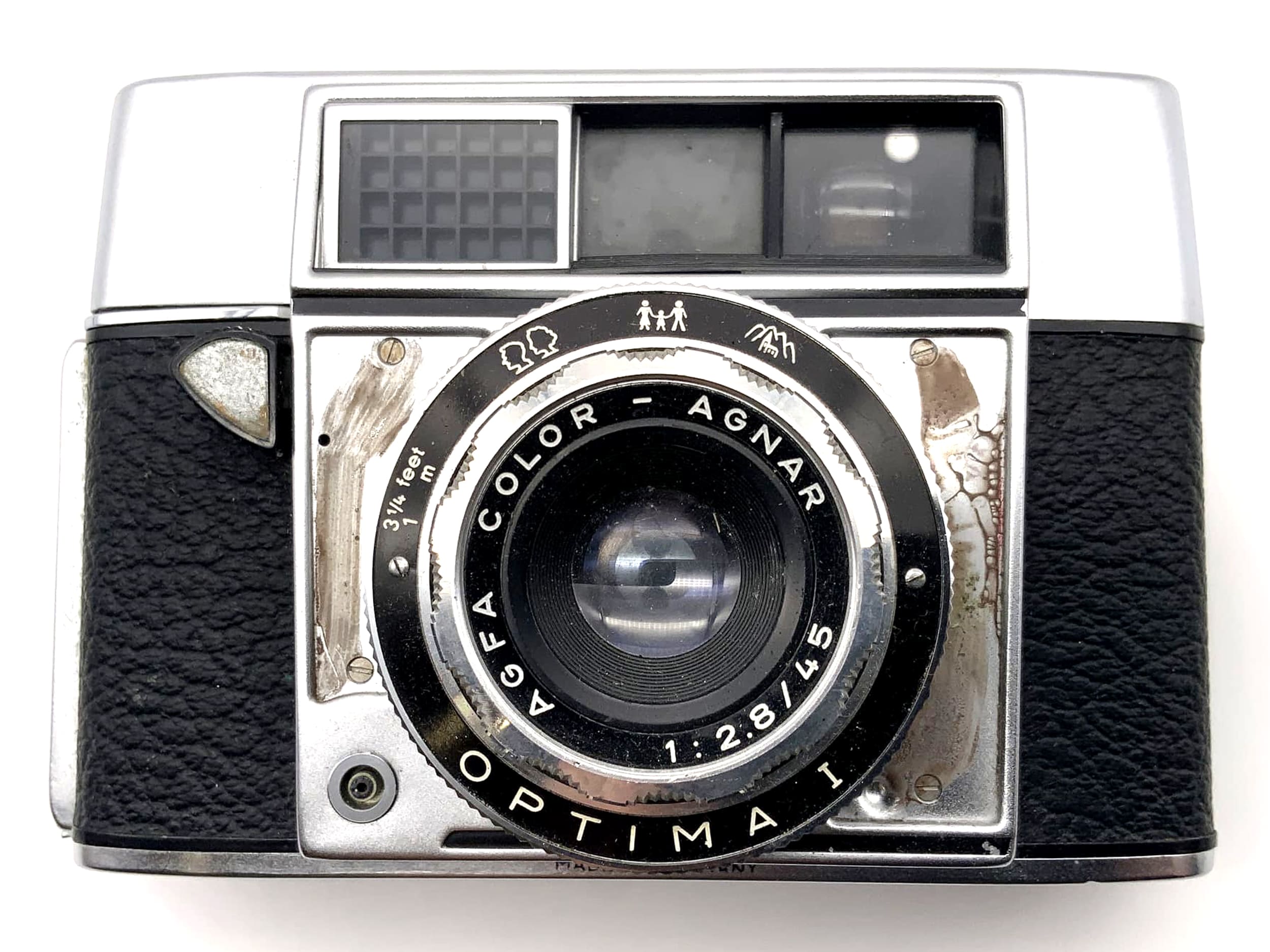 Agfa Optima I Sucherkamera mit Color Agnar 45mm 1:2.8 35mm Kompaktkamera 1