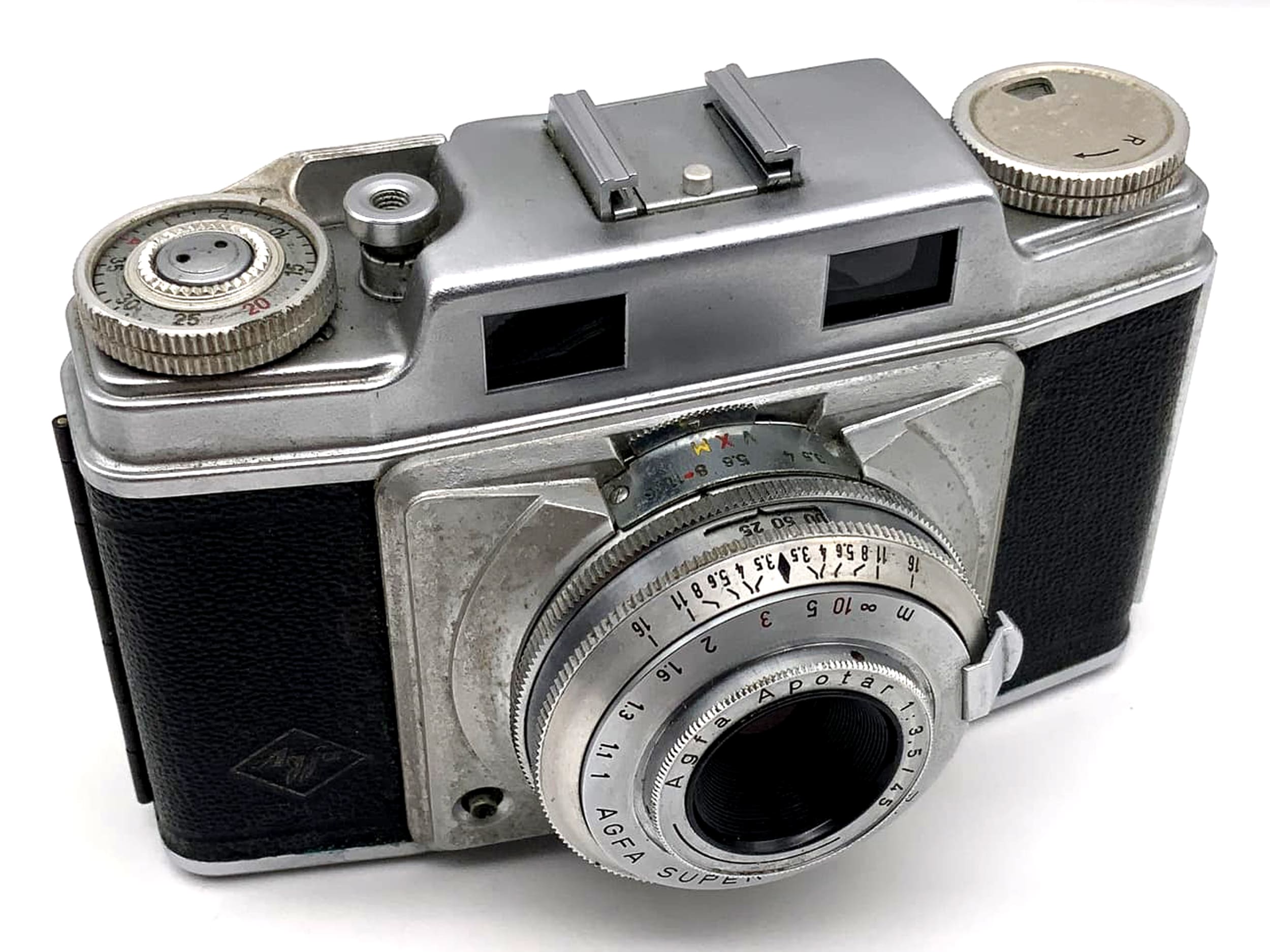 Agfa Super Silette Sucherkamera mit Apotar 45mm 1:3.5 35mm Prontor-SVS