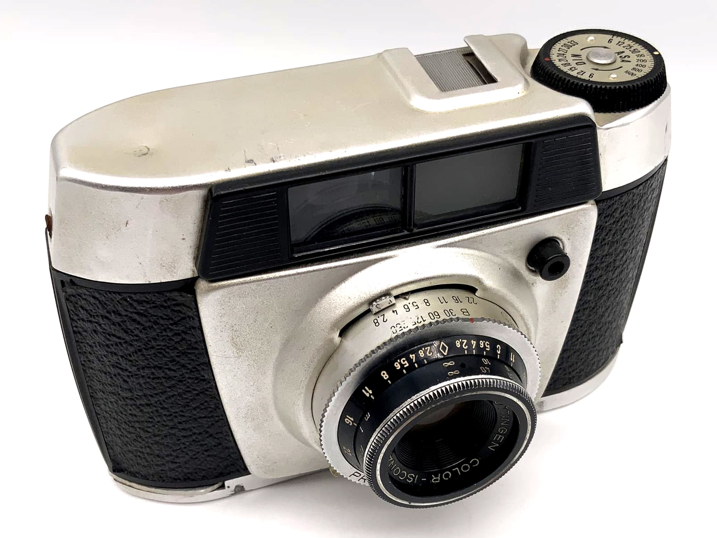 Balda Baldinette Sucherkamera mit Color Isconar 45mm 1:2.8 35mm Kompaktkamera