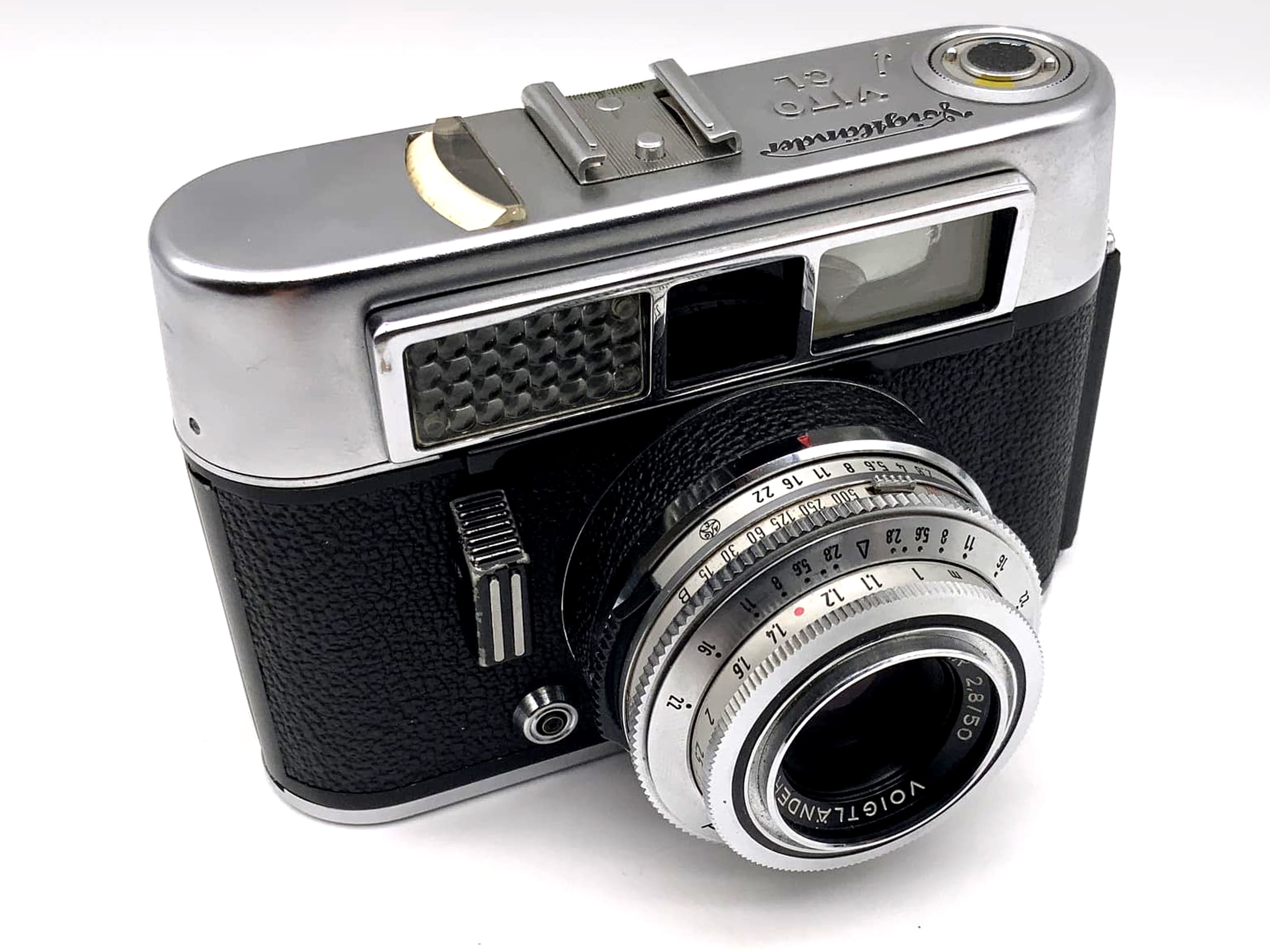 Voigtländer Vito CL Sucherkamera mit Skopar 50mm 1:2.8 35mm Prontor 500 LK