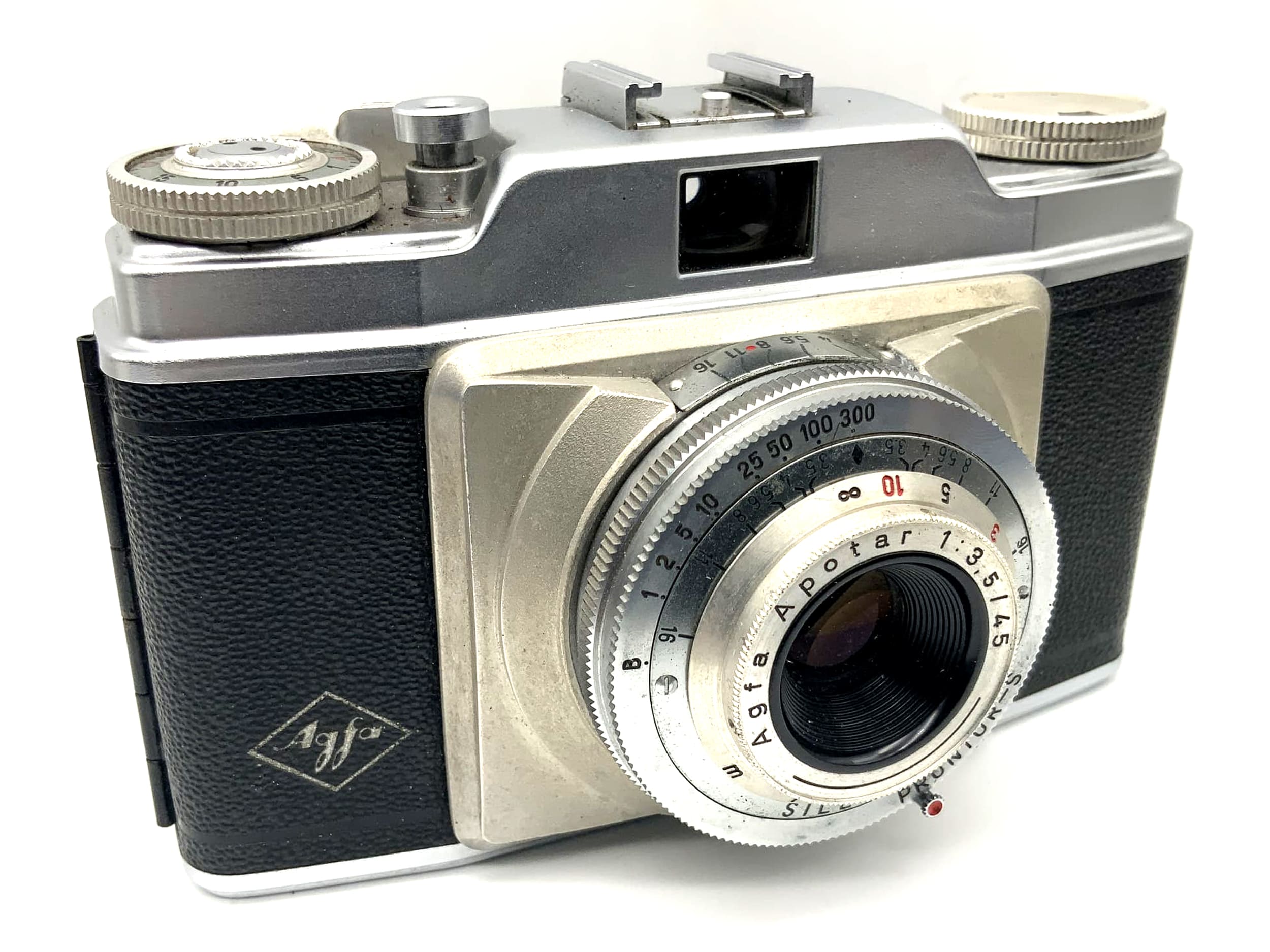 Agfa Silette Prontor-S Sucherkamera mit Apotar 1:3.5/45