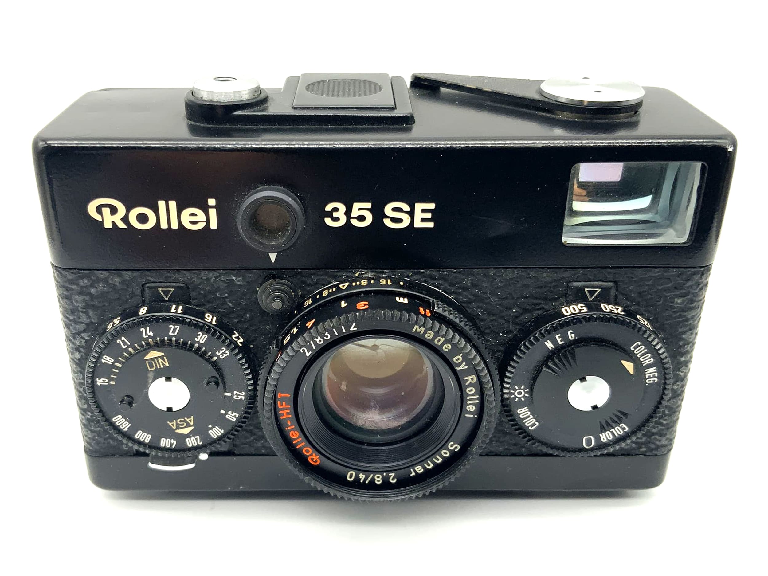 Rollei 35 SE Sucherkamera mit Rollei-HFT Sonnar 2,8/40 schwarz !Text lesen!