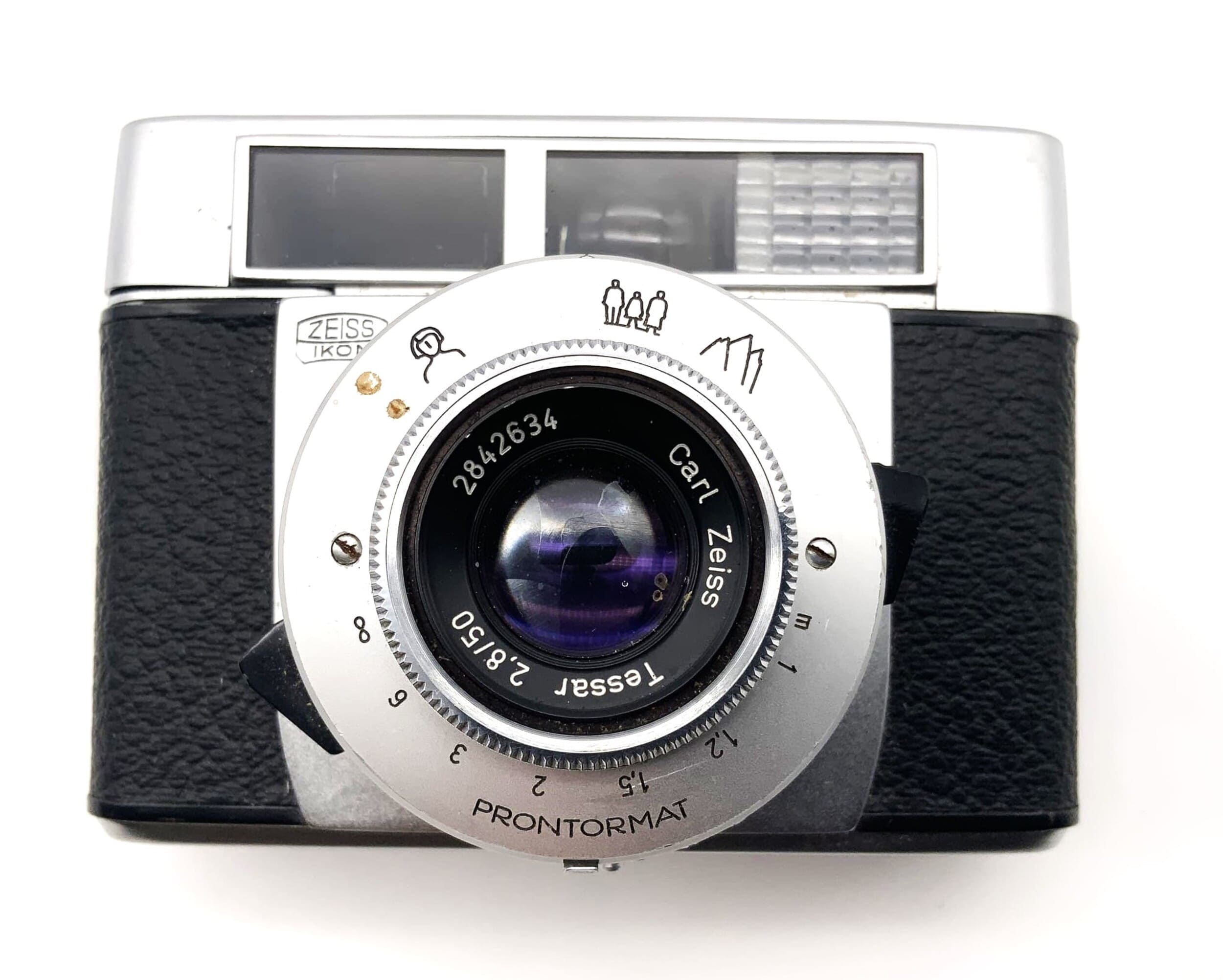 Zeiss Ikon Symbolica Sucherkamera mit Tessar 50mm 1:2.8 35mm Kompaktkamera