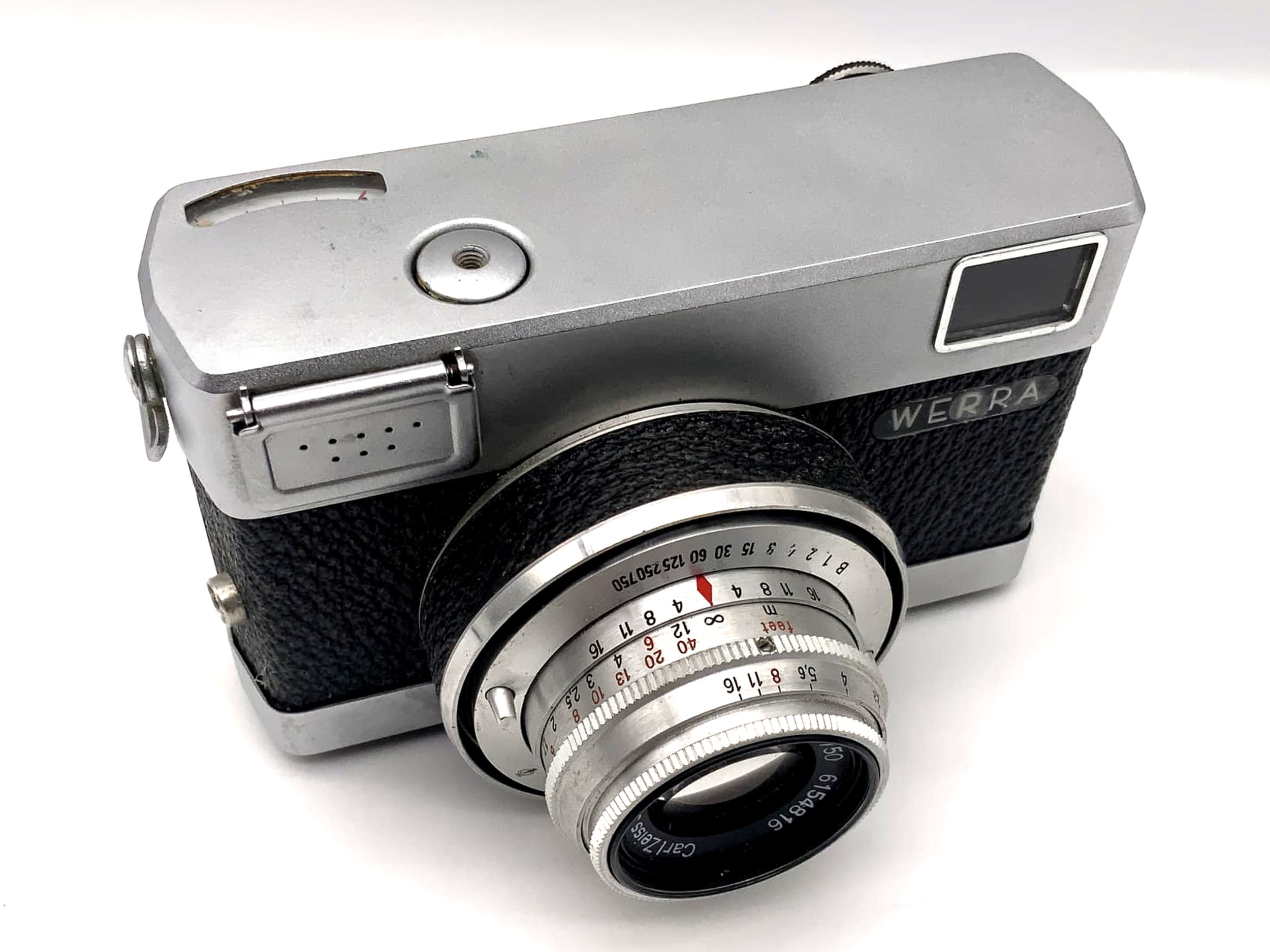 Carl Zeiss Werra Sucherkamera mit Tessar 50mm 1:2.8 35mm Prestor RVS