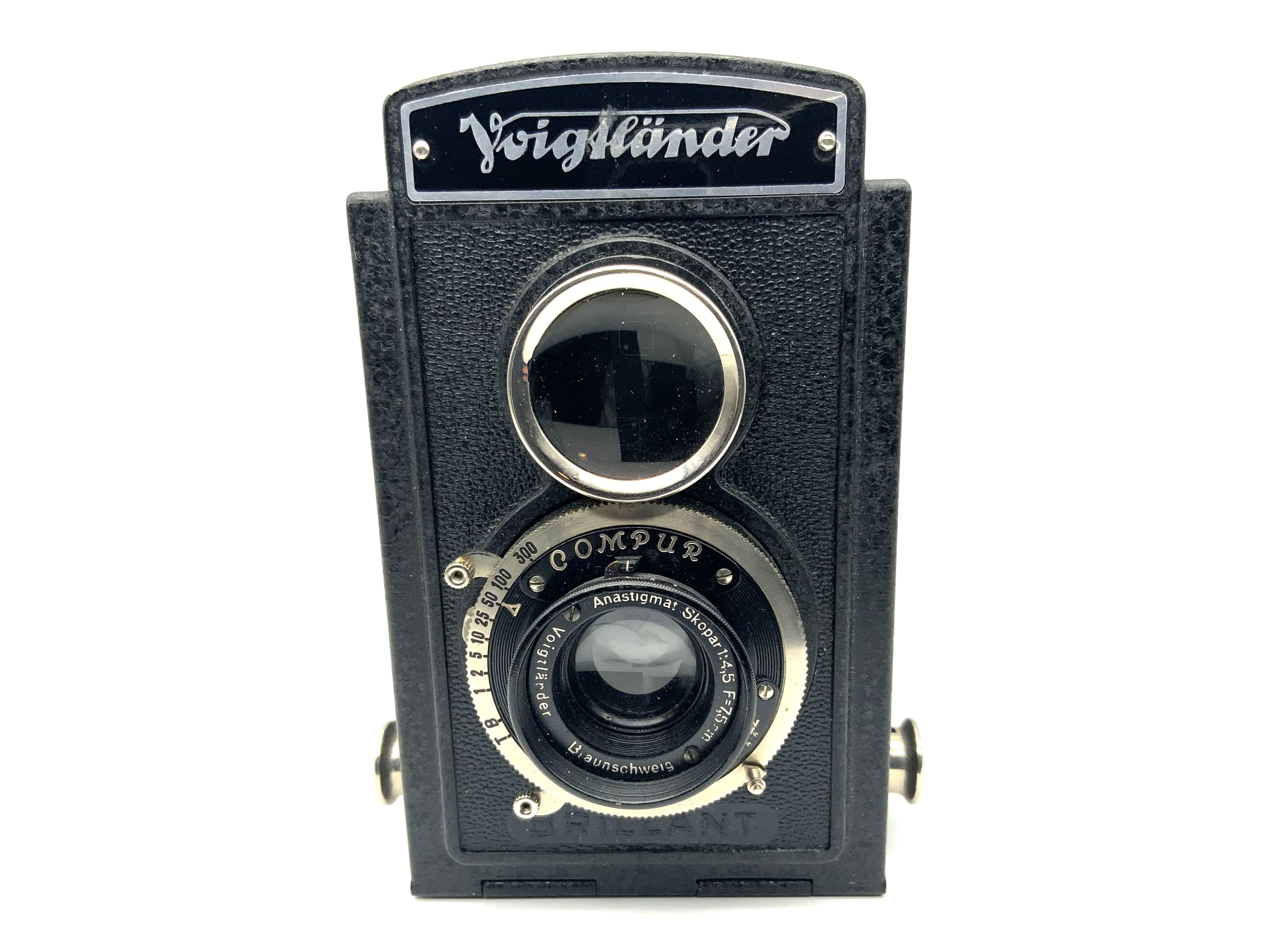 Voigtländer Brillant TLR mit Anastigmat Skopar 1:4.5 F=7,5cm Compur 6x6