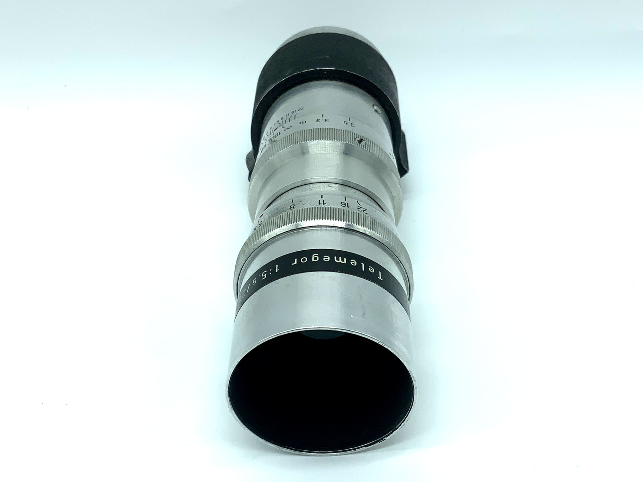 Meyer Optik Görlitz 250mm 1:5.5 Objektiv Telemegor red V Festbrennweite (Exa)