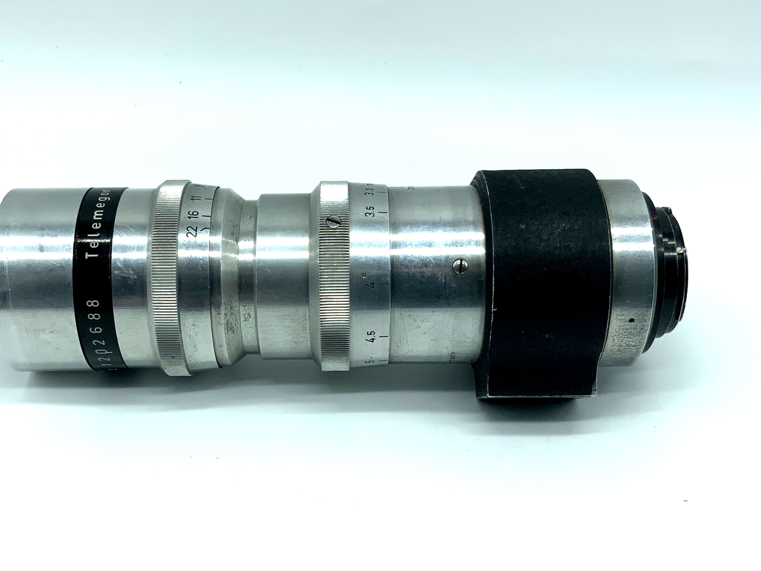 Meyer Optik Görlitz 250mm 1:5.5 Objektiv Telemegor red V Festbrennweite (Exa)