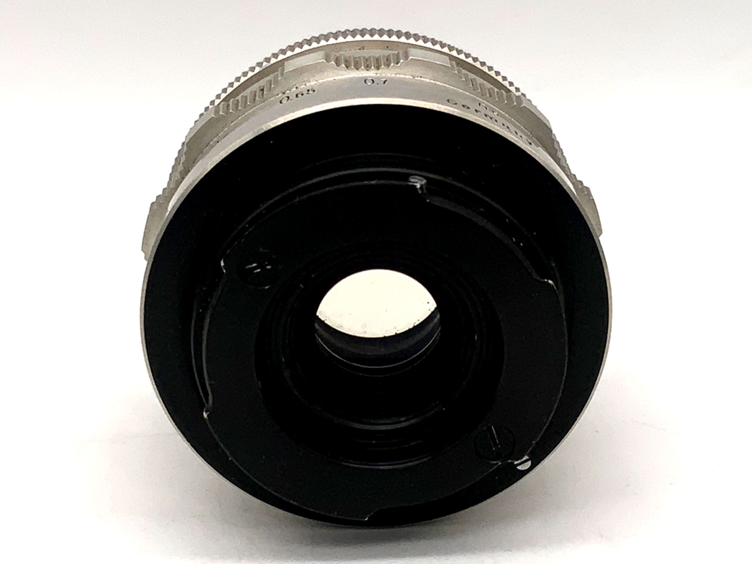 Carl Zeiss Jena 50mm 1:3.5 Objektiv Tessar red T 12 Blades Festbrennweite (Exa)