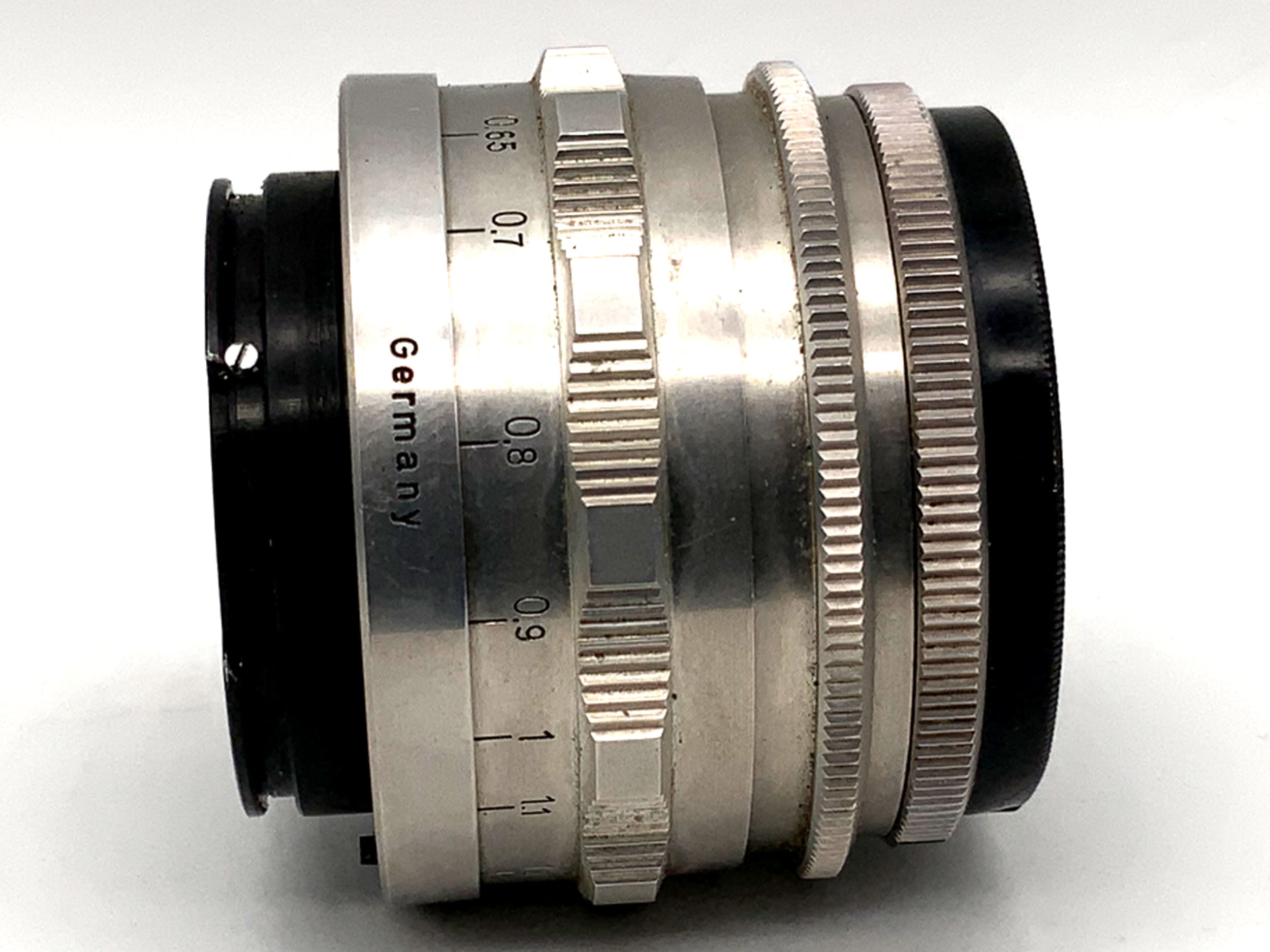 Carl Zeiss Jena 50mm 1:3.5 Objektiv Tessar red T 12 Blades Festbrennweite (Exa)