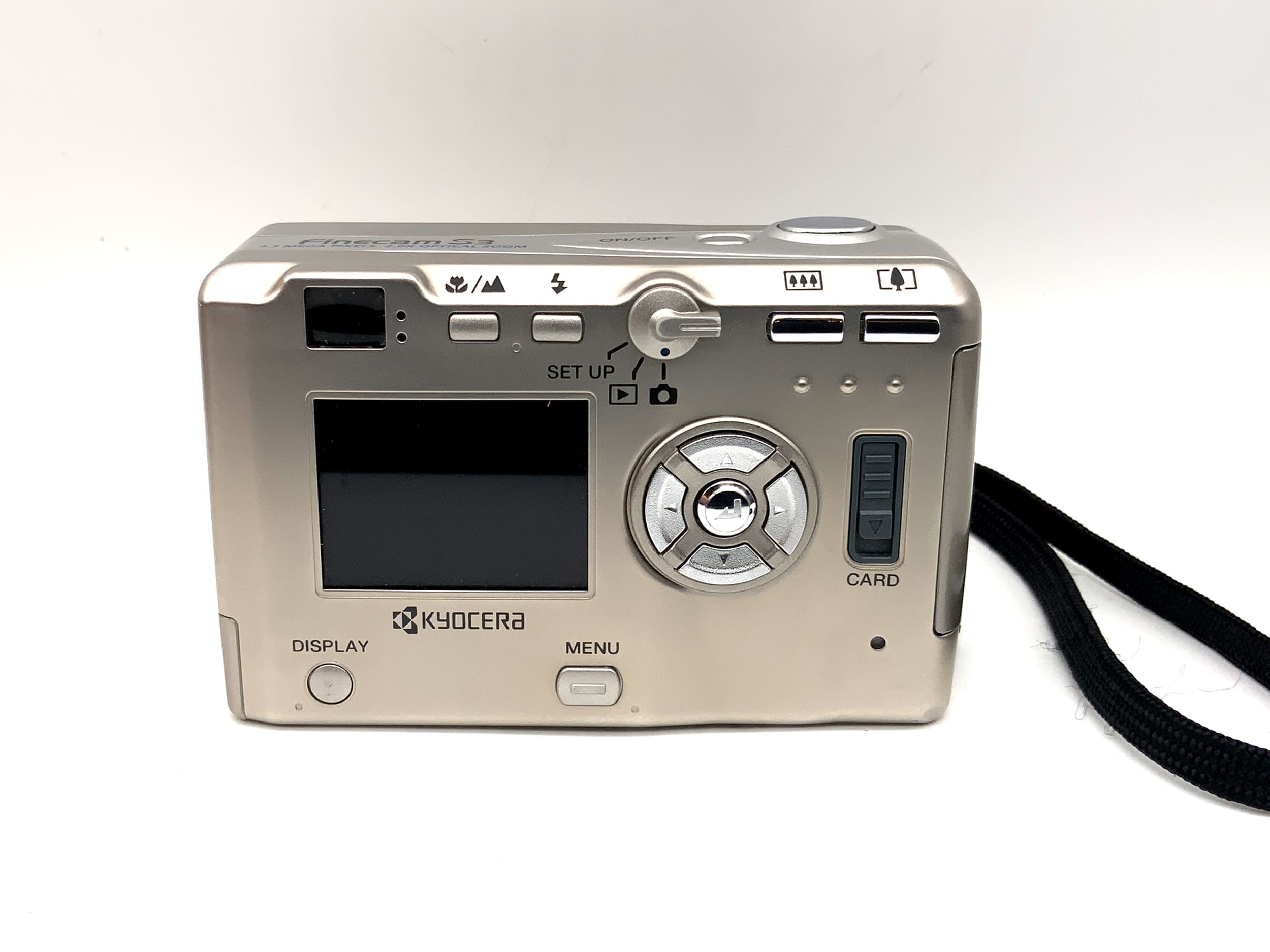Kyocera Finecam S3 Digitale Kompaktkamera mit Zoom Lens f=7.8-15.6mm mit OVP