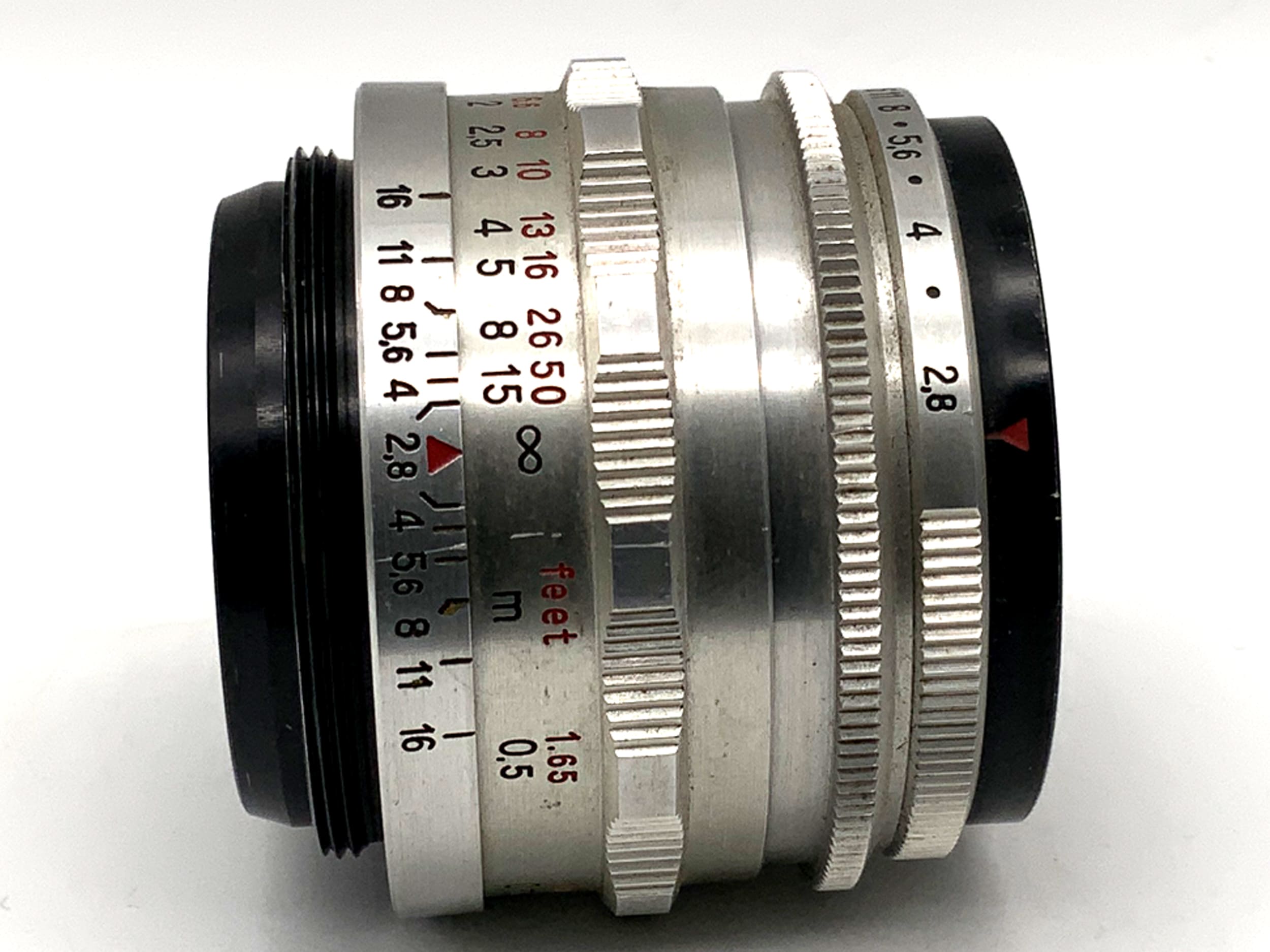 Carl Zeiss Jena 50mm 1:2.8 Objektiv Tessar 12 Blades Q1 compact (M42)