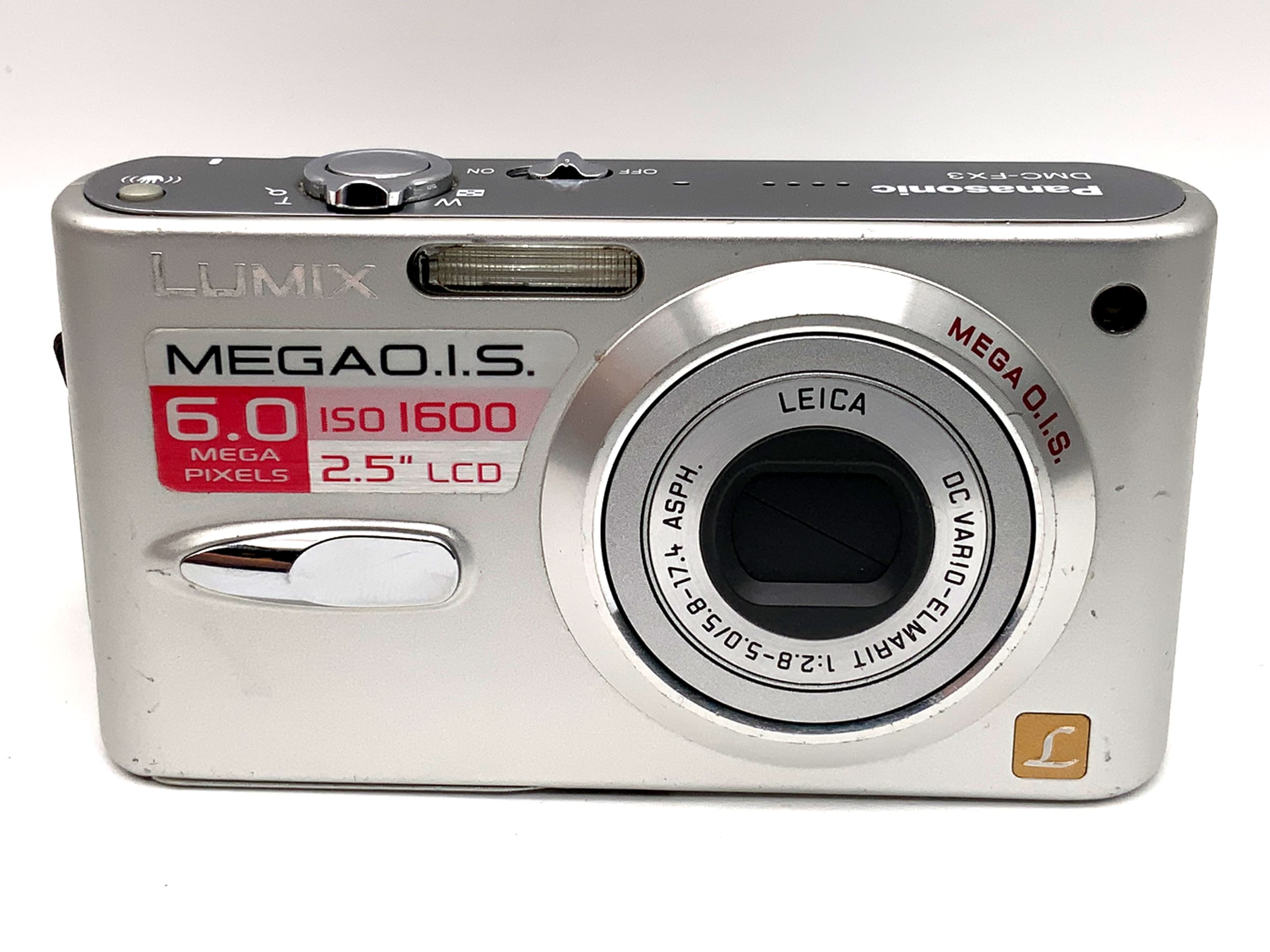 Panasonic Lumix DMC-FX3 Digitale Kompaktkamera mit 1:2.8-5.0 / 5.8-17.4 6.0 MP