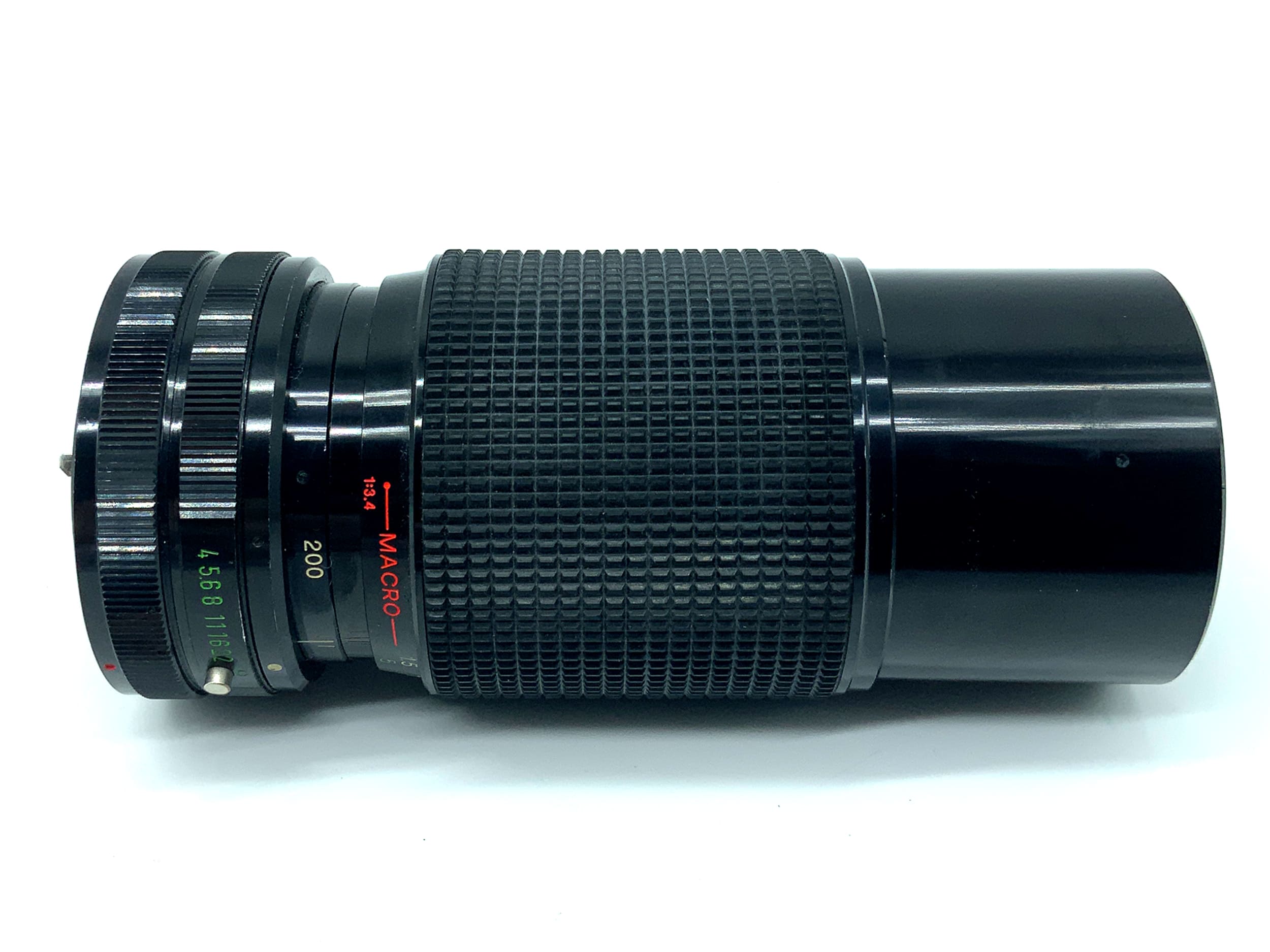 Hanimex 80-200mm 1:4 Objektiv Hi.Tec Auto Zoom Macro Zoomobjektiv (Canon FD)