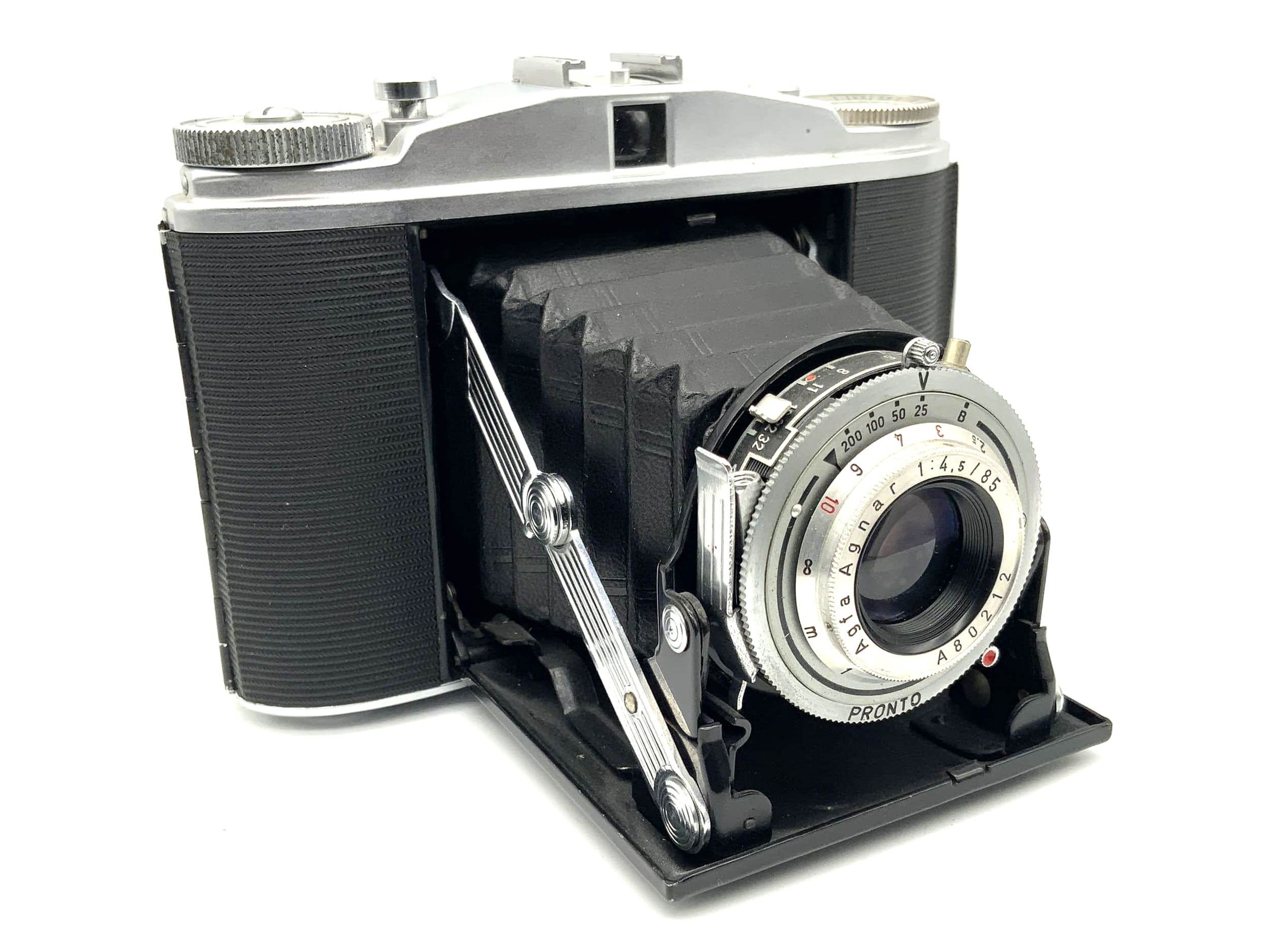 Agfa Isolette II Klappkamera mit Agnar 1:4.5/85 Pronto 6x6 Mittelformat