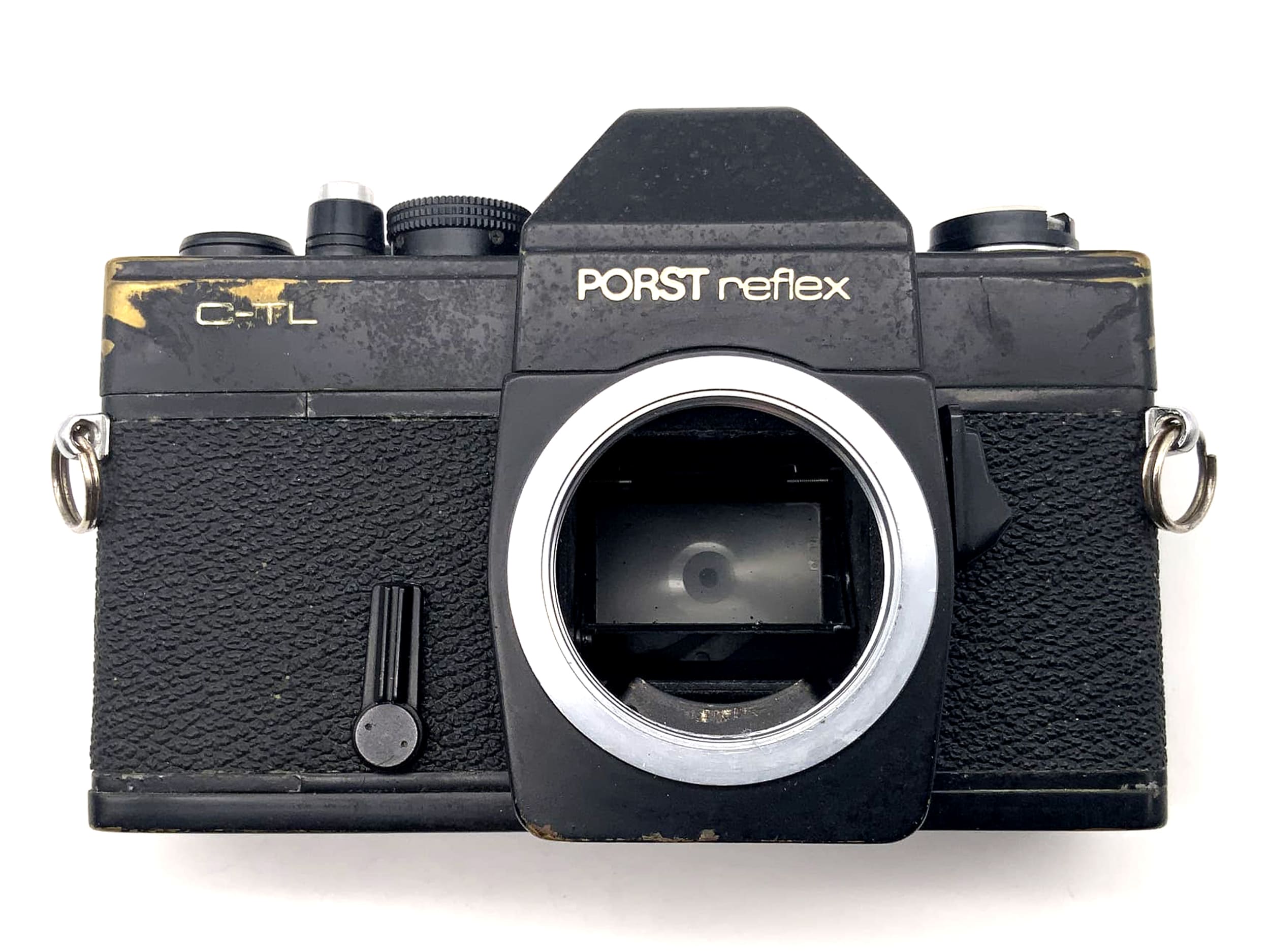 Porst reflex C-TL Spiegelreflexkamera SLR schwarz 35mm Kamera Body Gehäuse