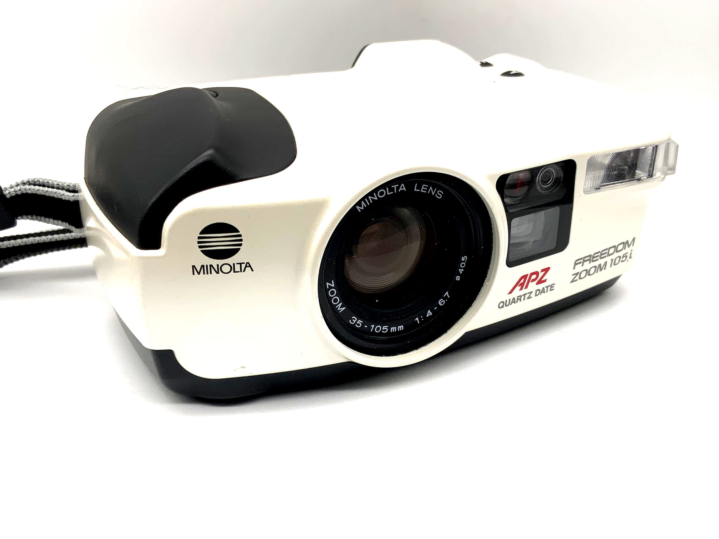 Minolta Freedom Zoom 105i mit Zoom Lens 35-105mm 1:4-6.7 APZ Quartz Date