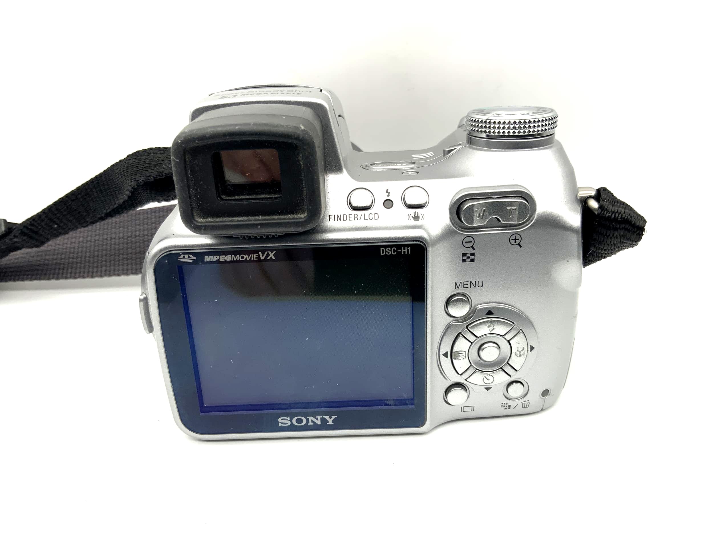 Sony Cybershot DSC-H1 mit Optical 12x Lens f=6.0-72.0mm 1:2.8-3.7 5.1 MP