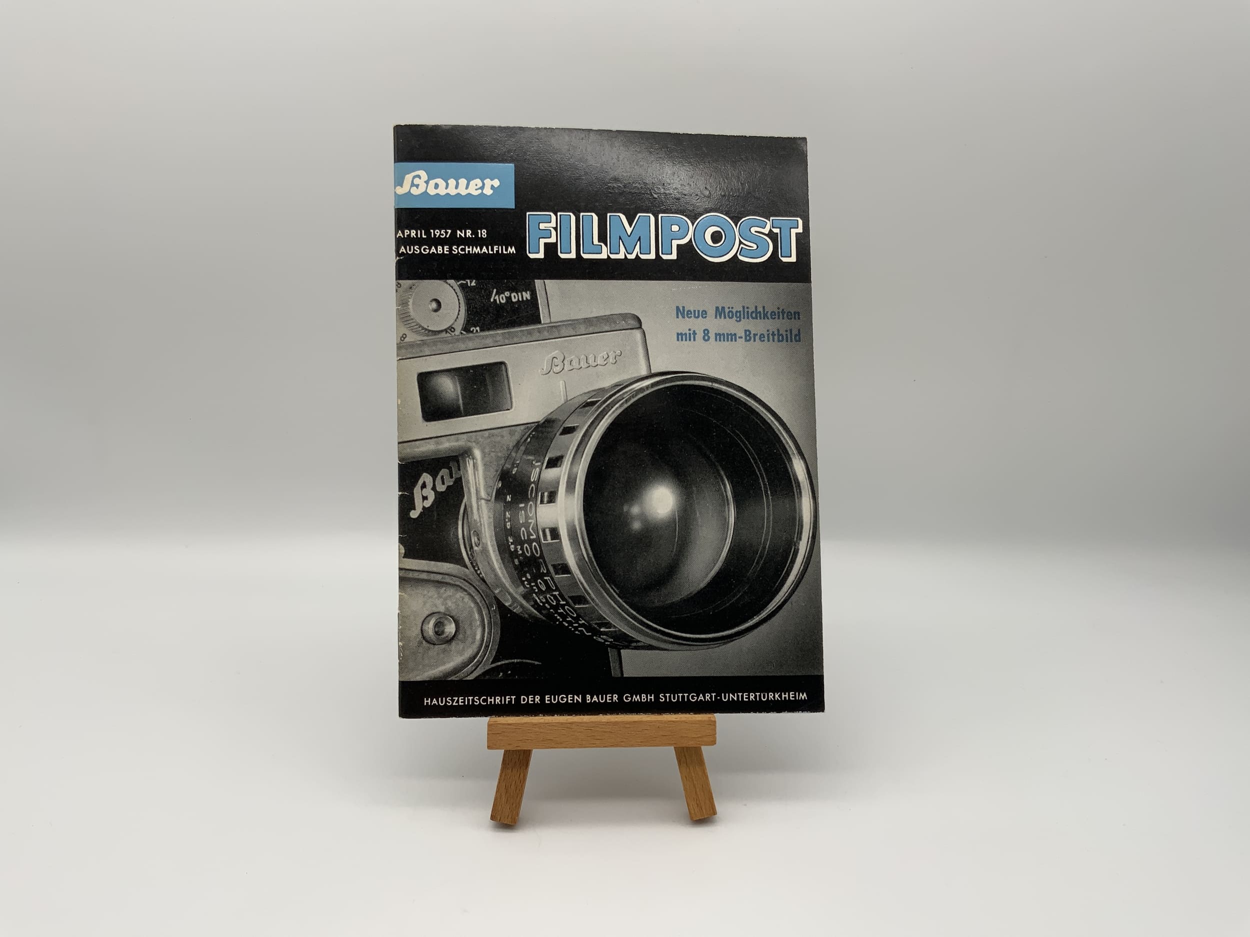 Bauer Filmpost April 1957 Nr.18 Ausgabe Schmalfilm Anleitung Deutsch