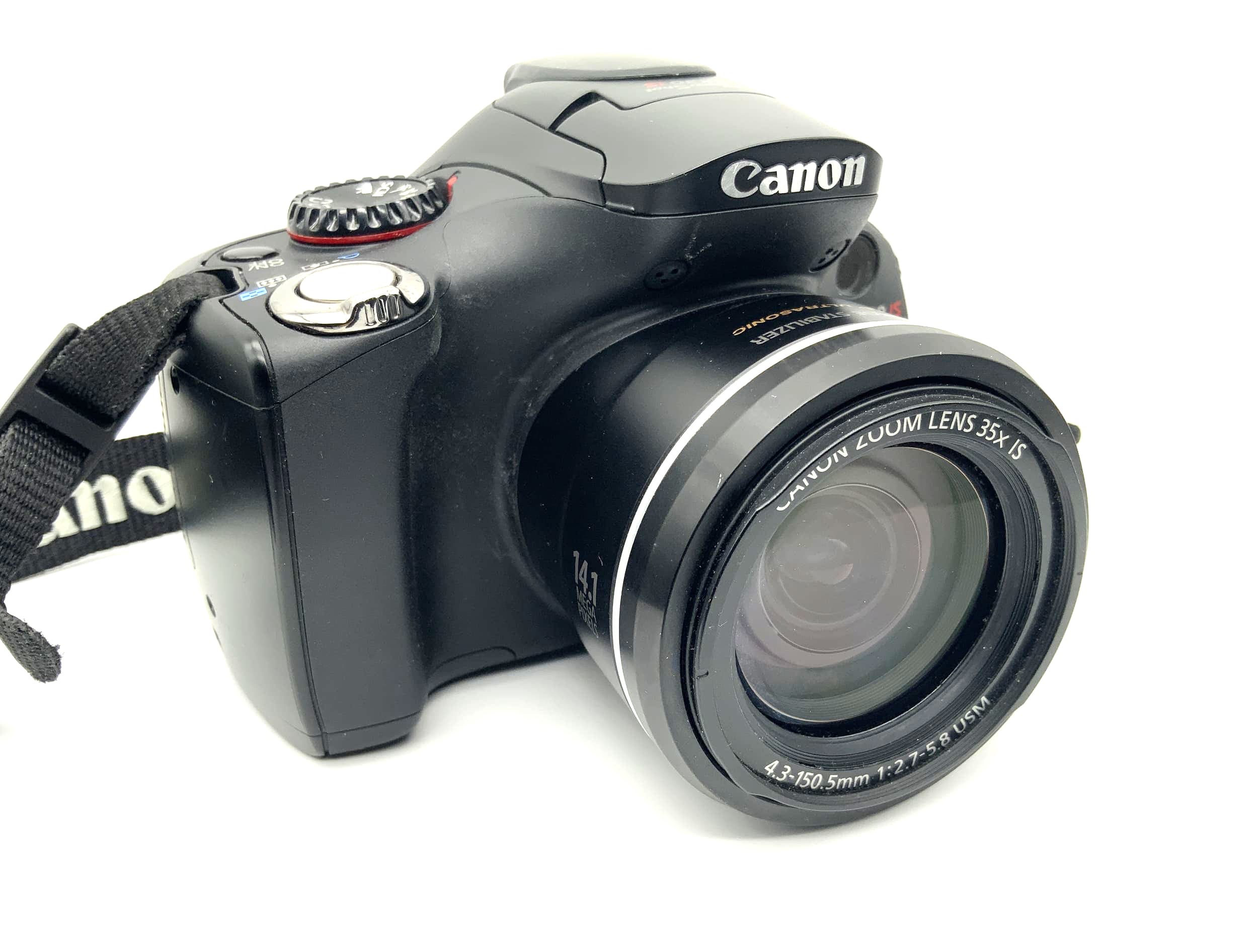 Canon PowerShot SX30 IS mit Ultrasonic 35x IS 4.3-150.5mm 1:2.7-5.8 14.1 MP HD