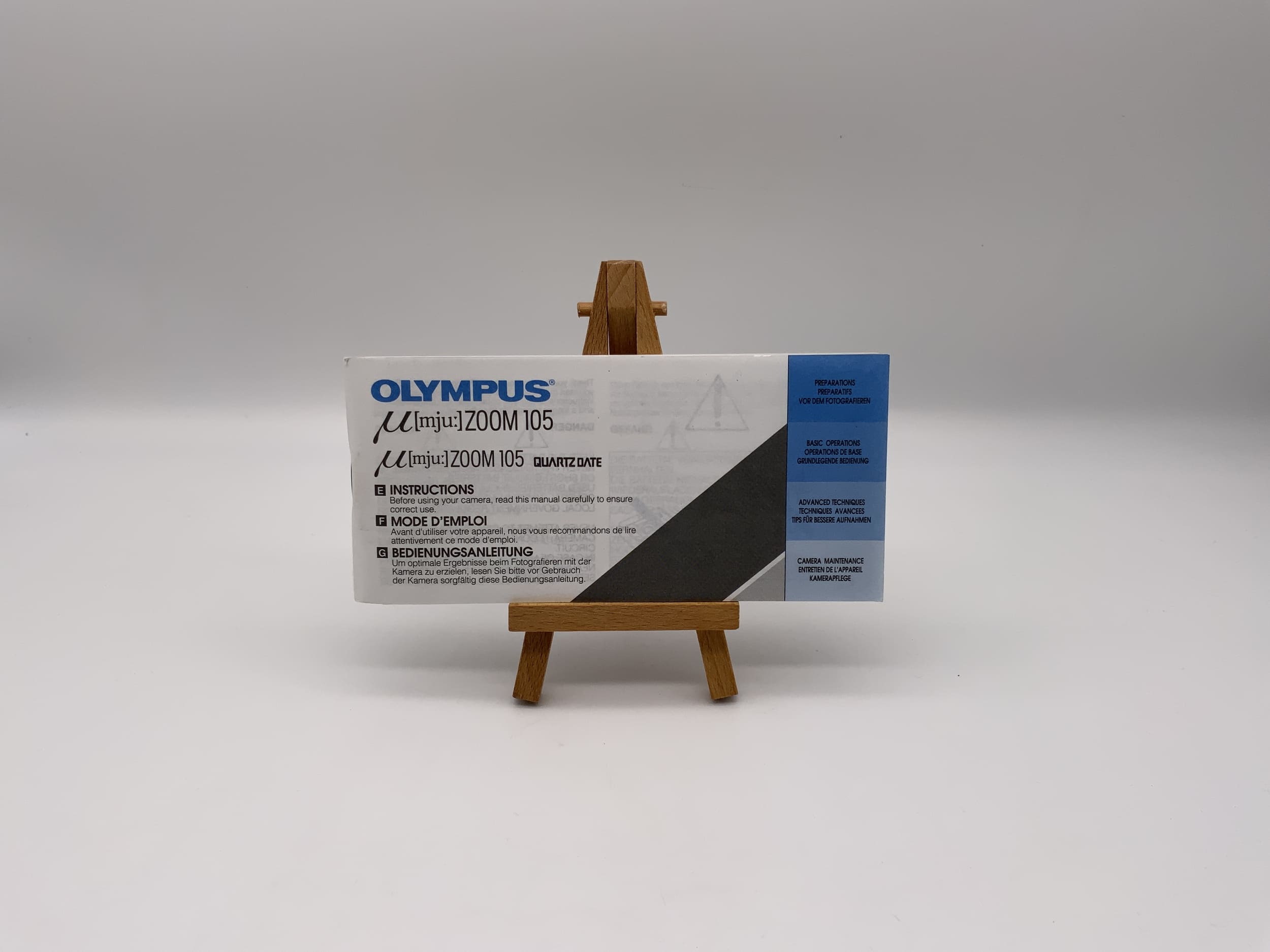 Olympus miju Zoom 105 Bedienungsanleitung Deutsch