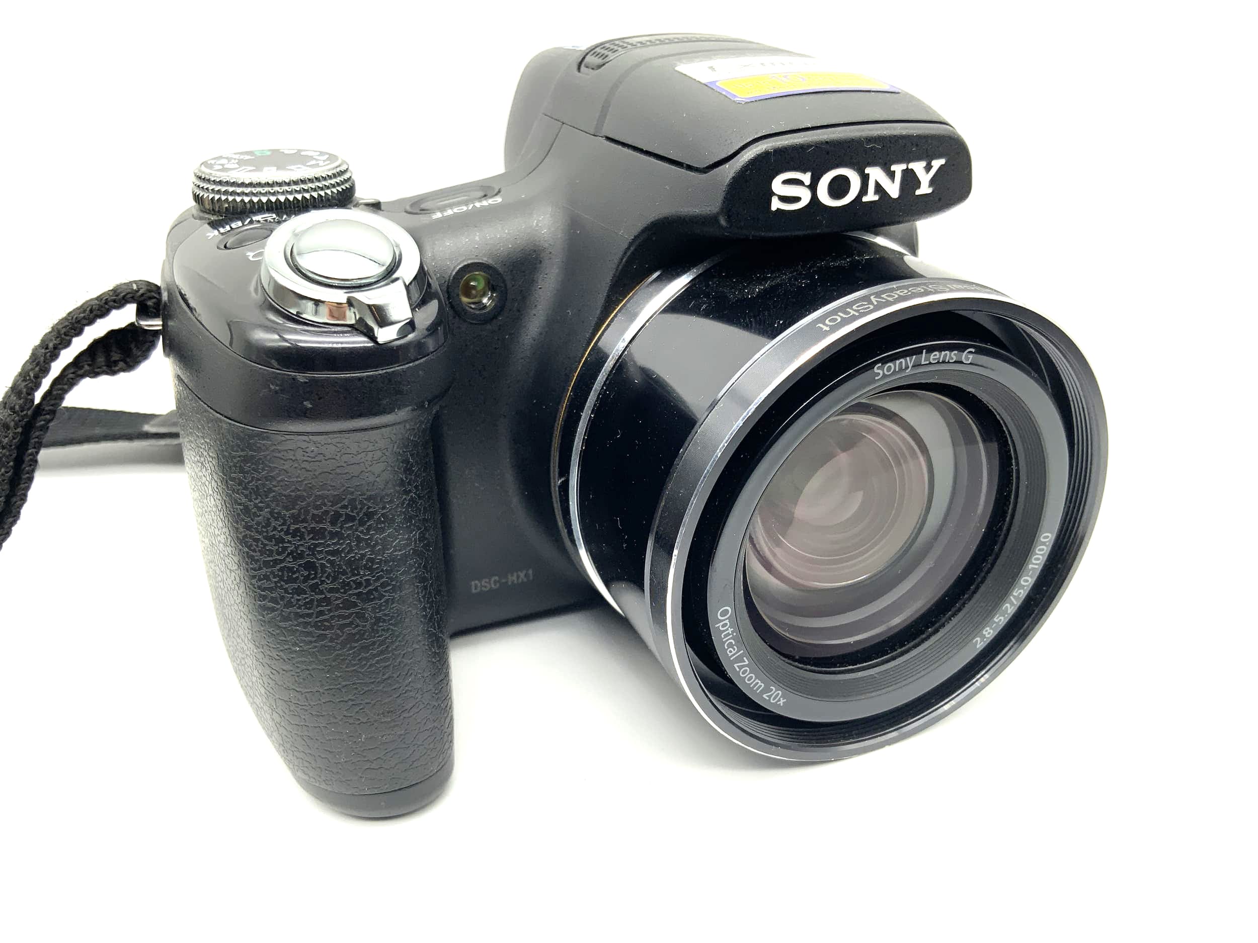 Sony Cybershot DSC-HX1 mit Sony Lens G 2.8-5.2/5.0-100.0 20x Optical Zoom