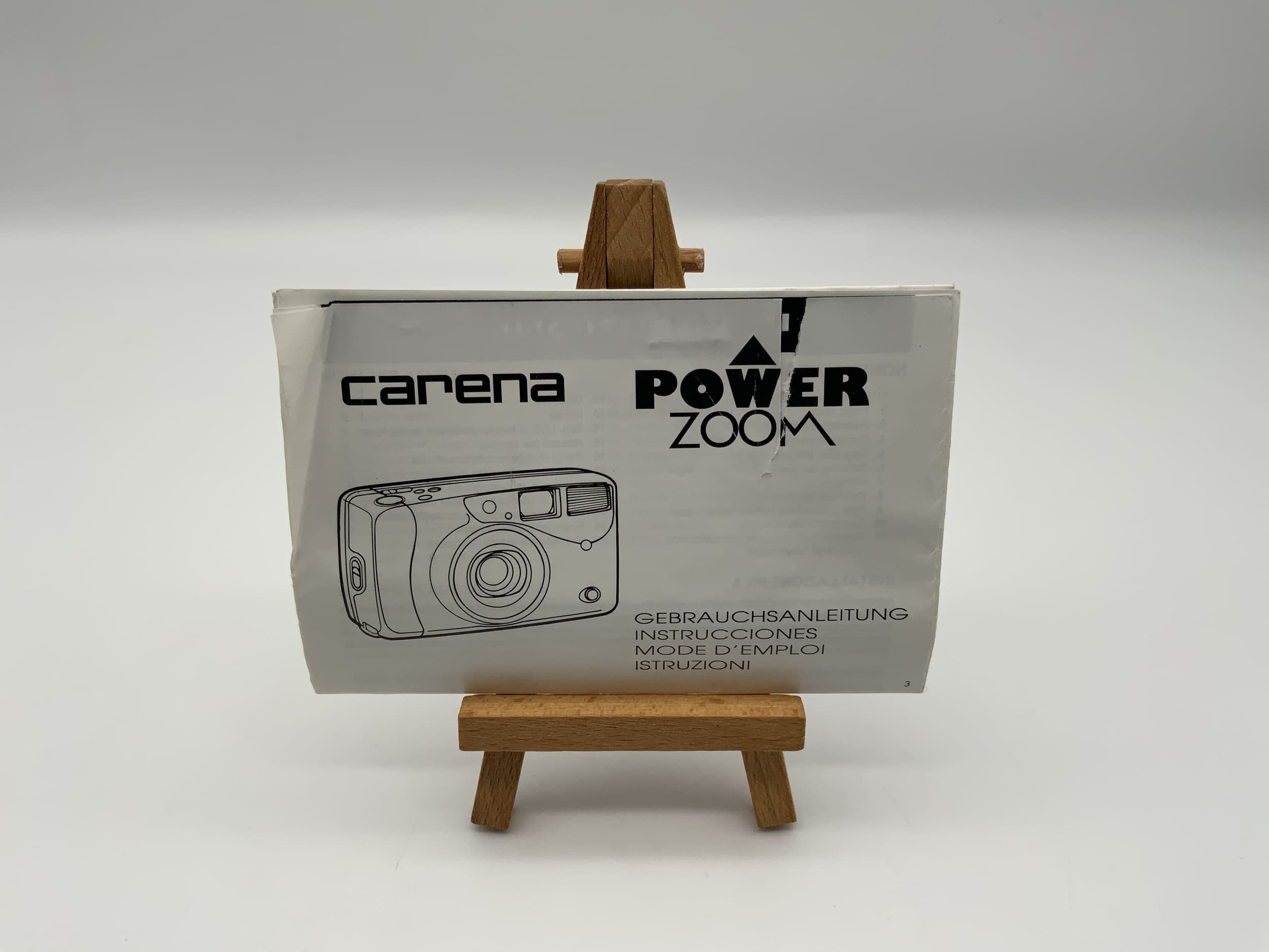 Carena Power Zoom Bedienungsanleitung Deutsch