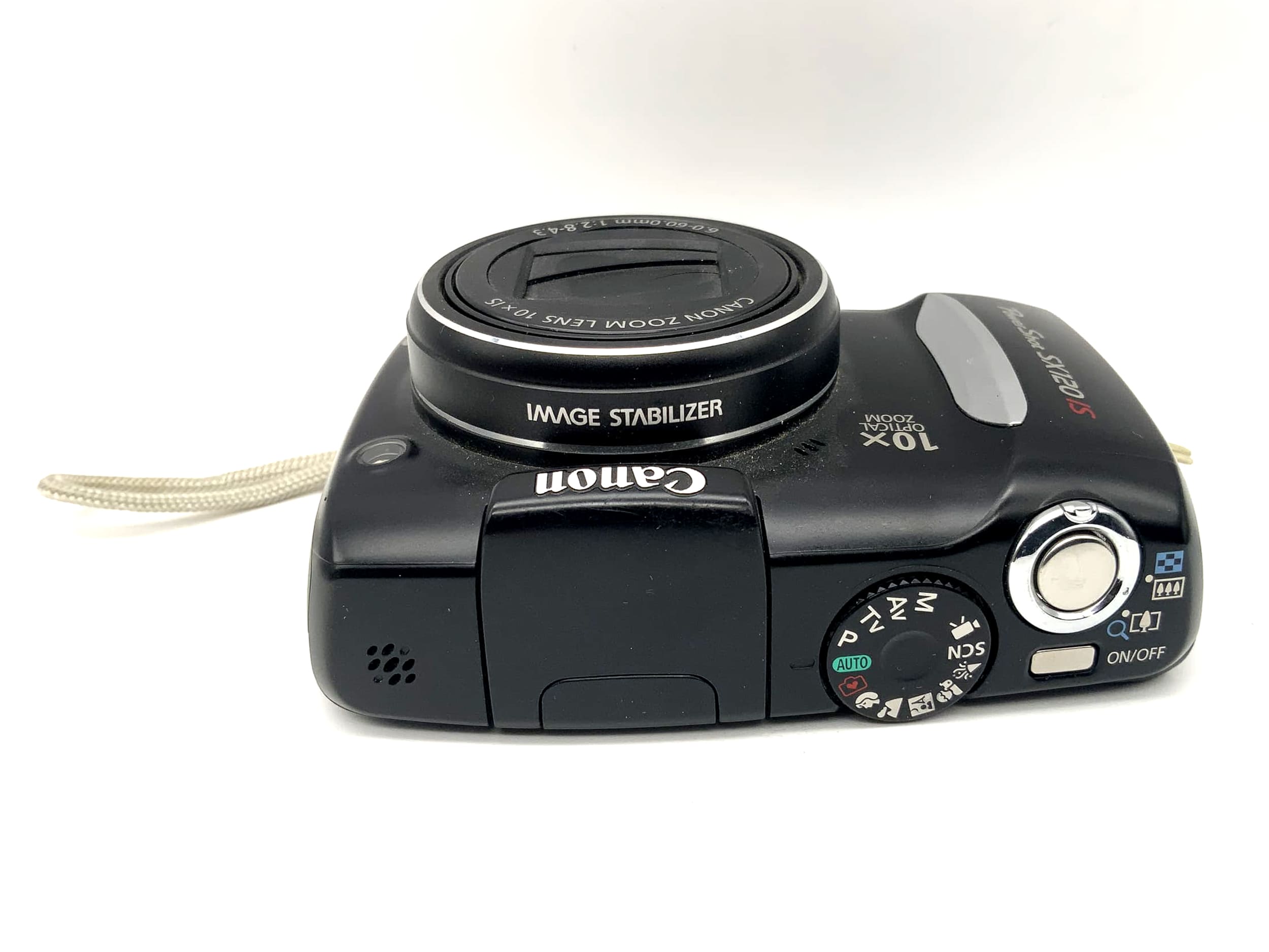 Canon PowerShot SX120 IS 6.0-60.0mm 1:2.8-4.3 10x Optical Zoom