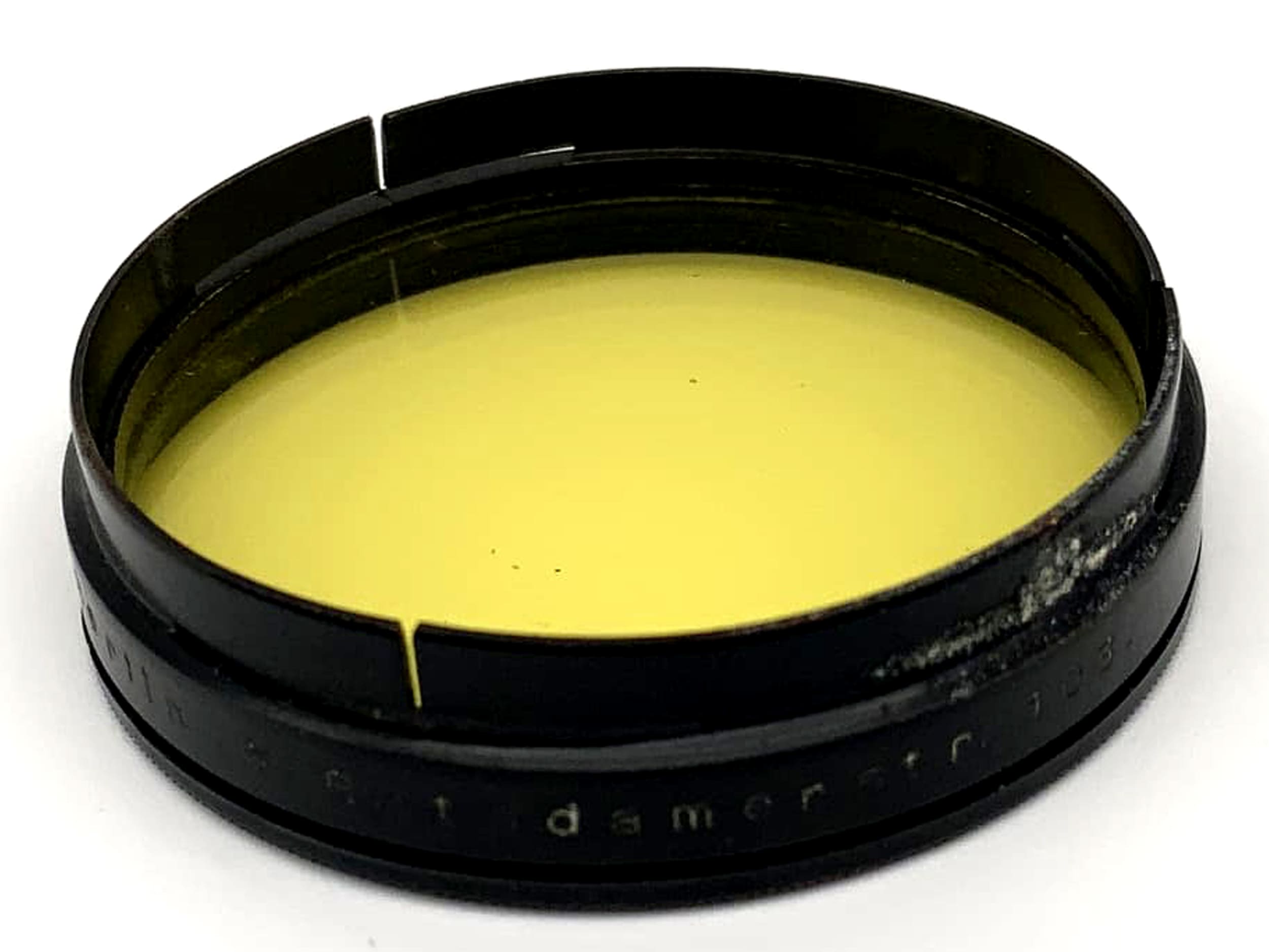Herder Berlin Farbfilter 37mm Optochrom 372/1 Gelb yellow Steckfilter Slip On