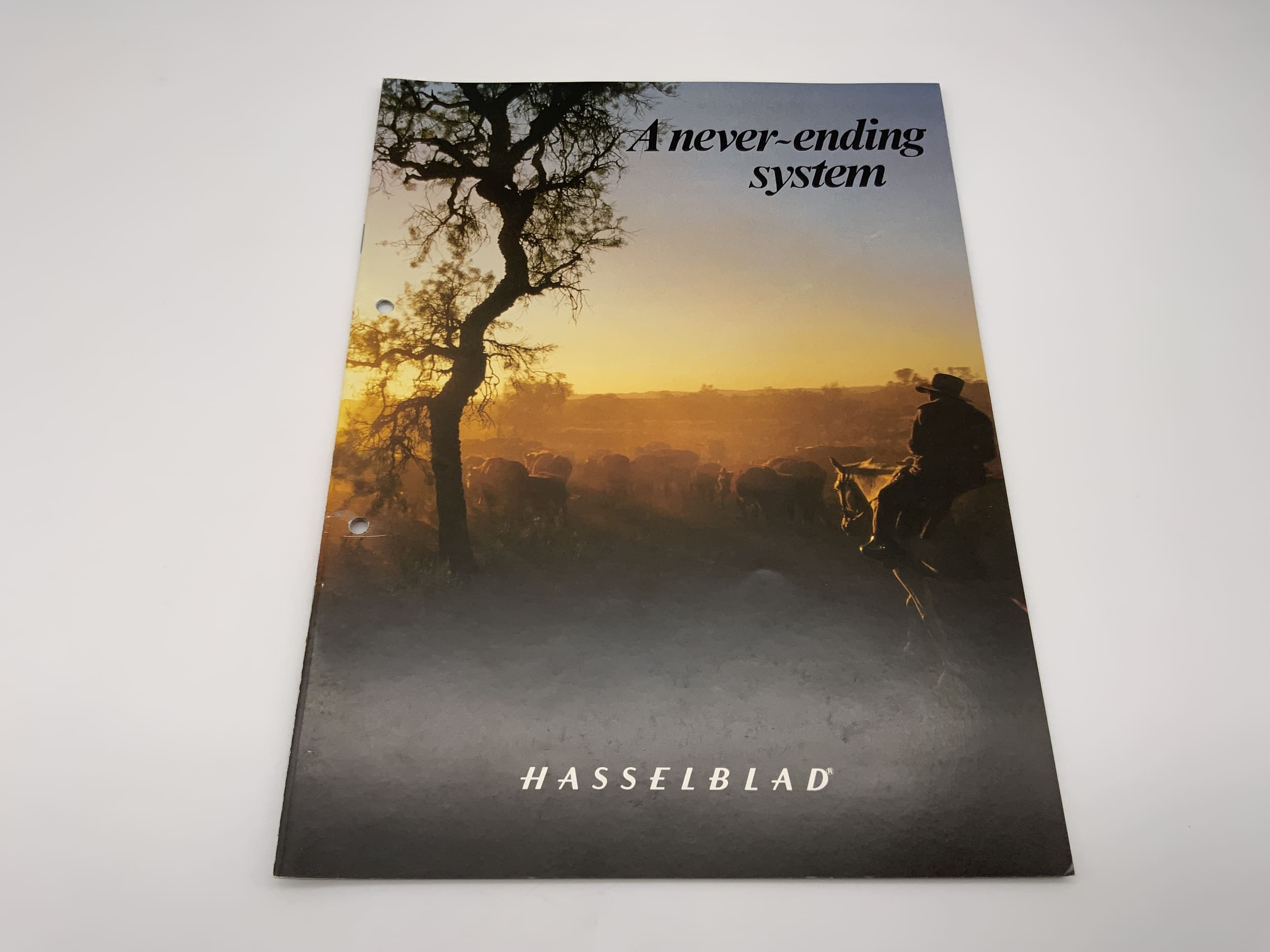 Hasselblad A never ending system Infoheft Englisch Heft Prospekt Magazine