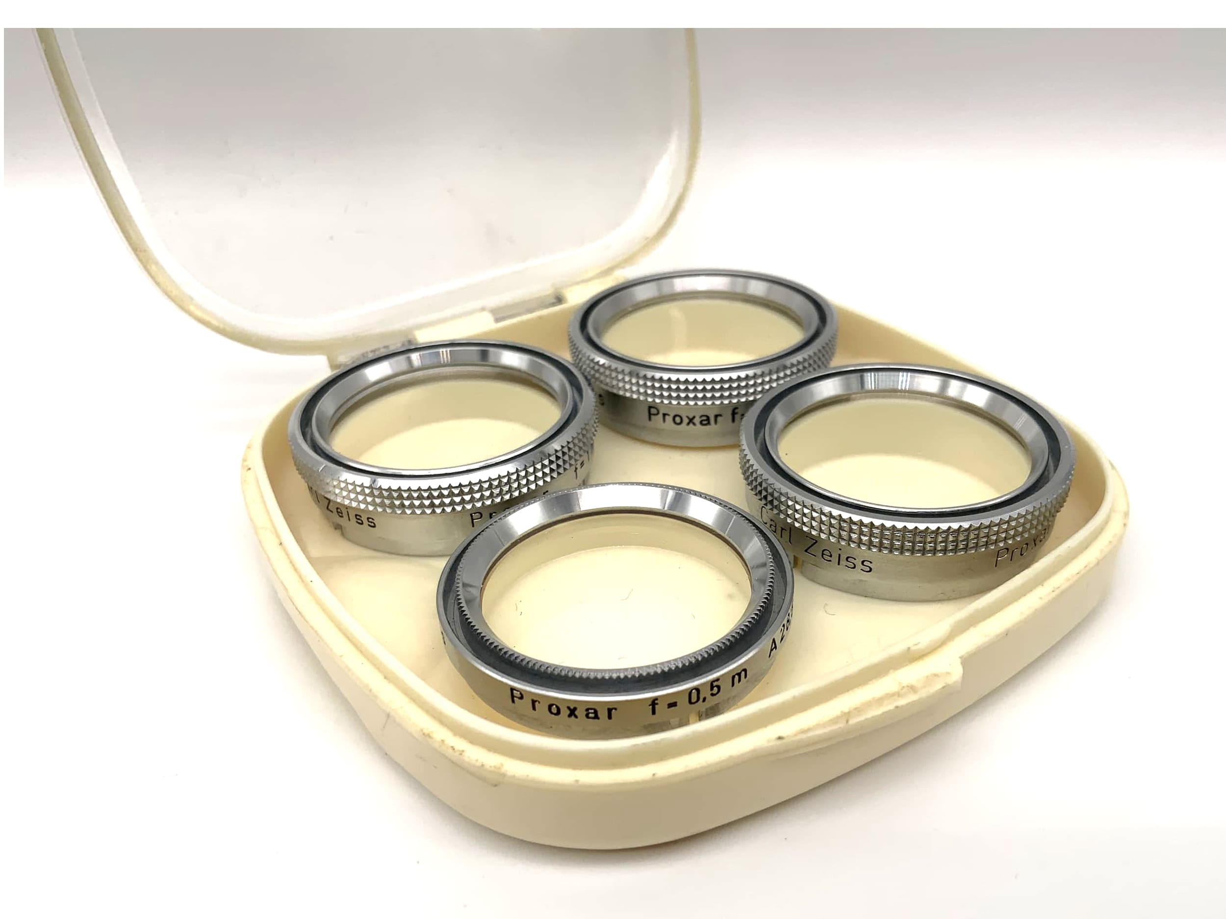 Carl Zeiss Nahlinsen 28,5mm Proxar f=0,2m/0,3m/0,5m/1m Set Steckfilter Slip On