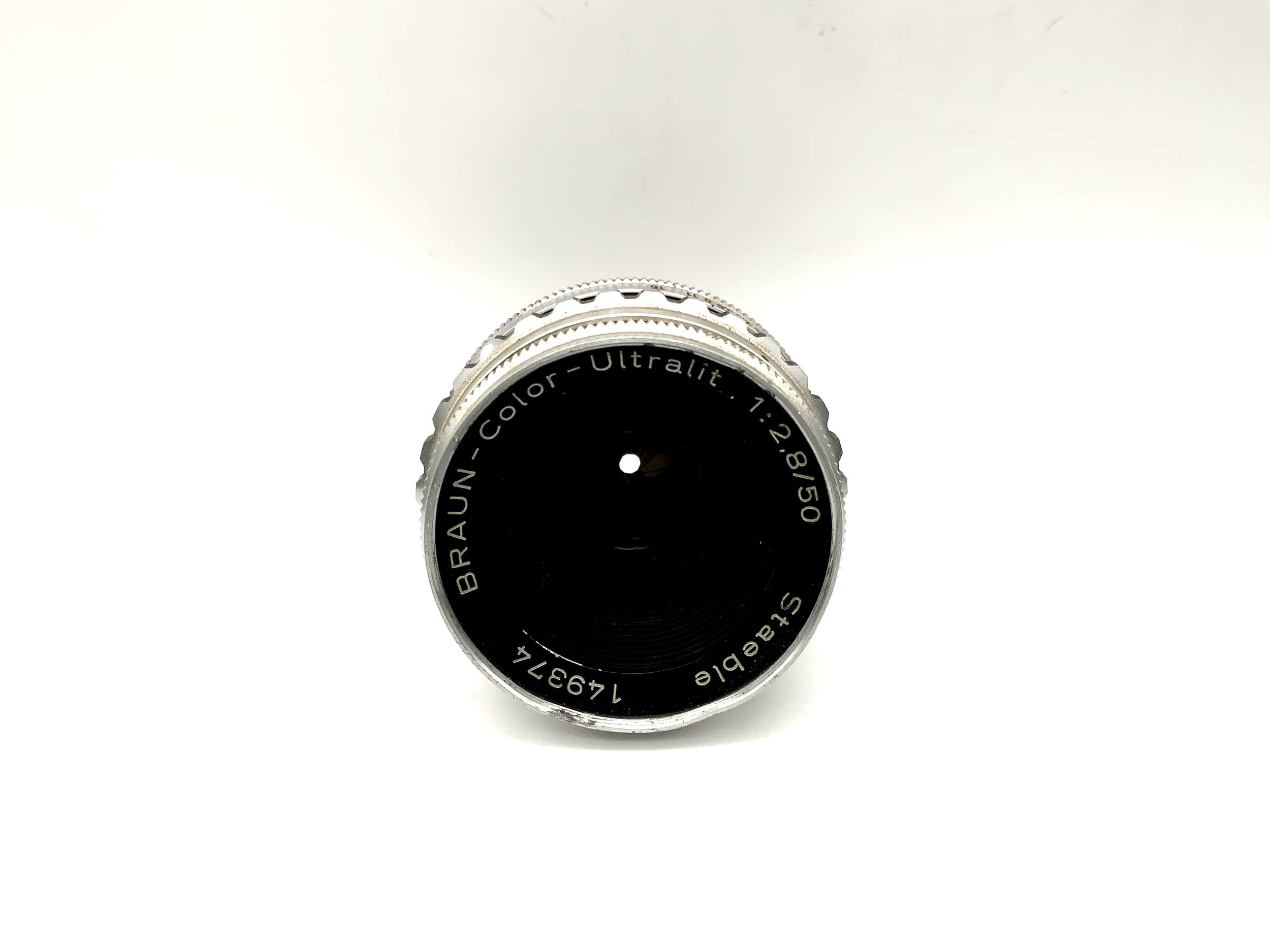 Braun 50mm 1:2.8 Objektiv für Super Paxette Staeble Color-Ultralit (M39)