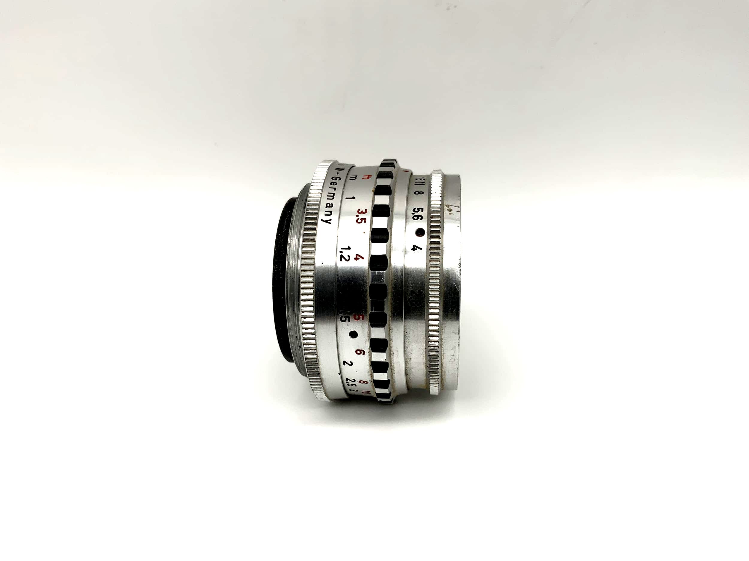 Braun 50mm 1:2.8 Objektiv für Super Paxette Staeble Color-Ultralit (M39)