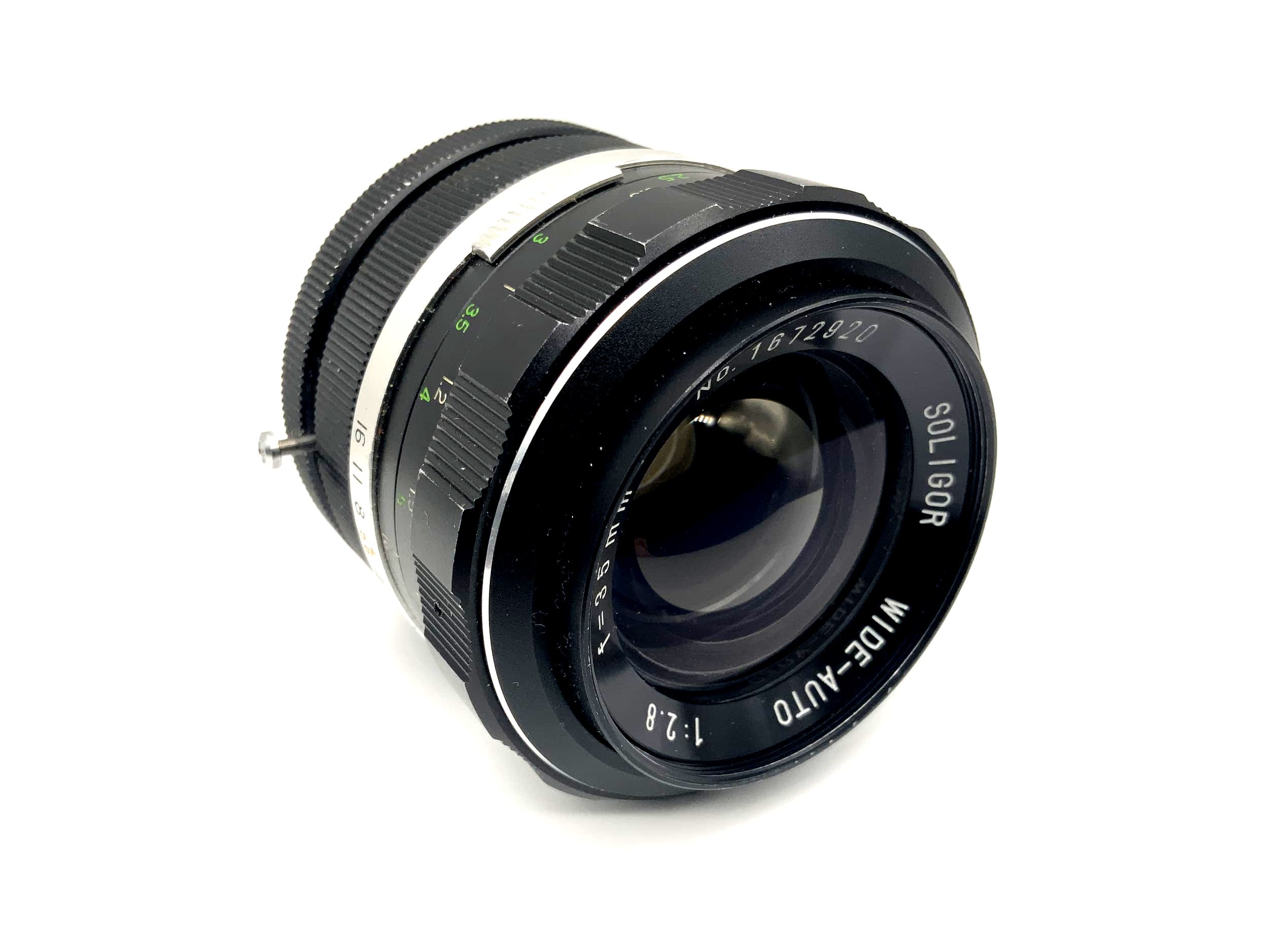 Soligor 35mm 1:2.8 Objektiv Wide-Auto Kamera Camera Lens (Canon FD)