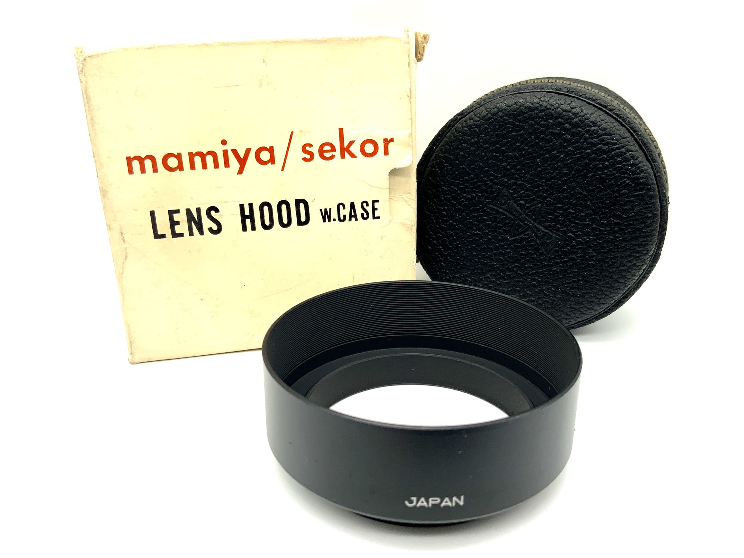 Mamiya Sekor 52mm Gegenlichtblende ⌀52 Metall mit Tasche und OVP Sonnenblende